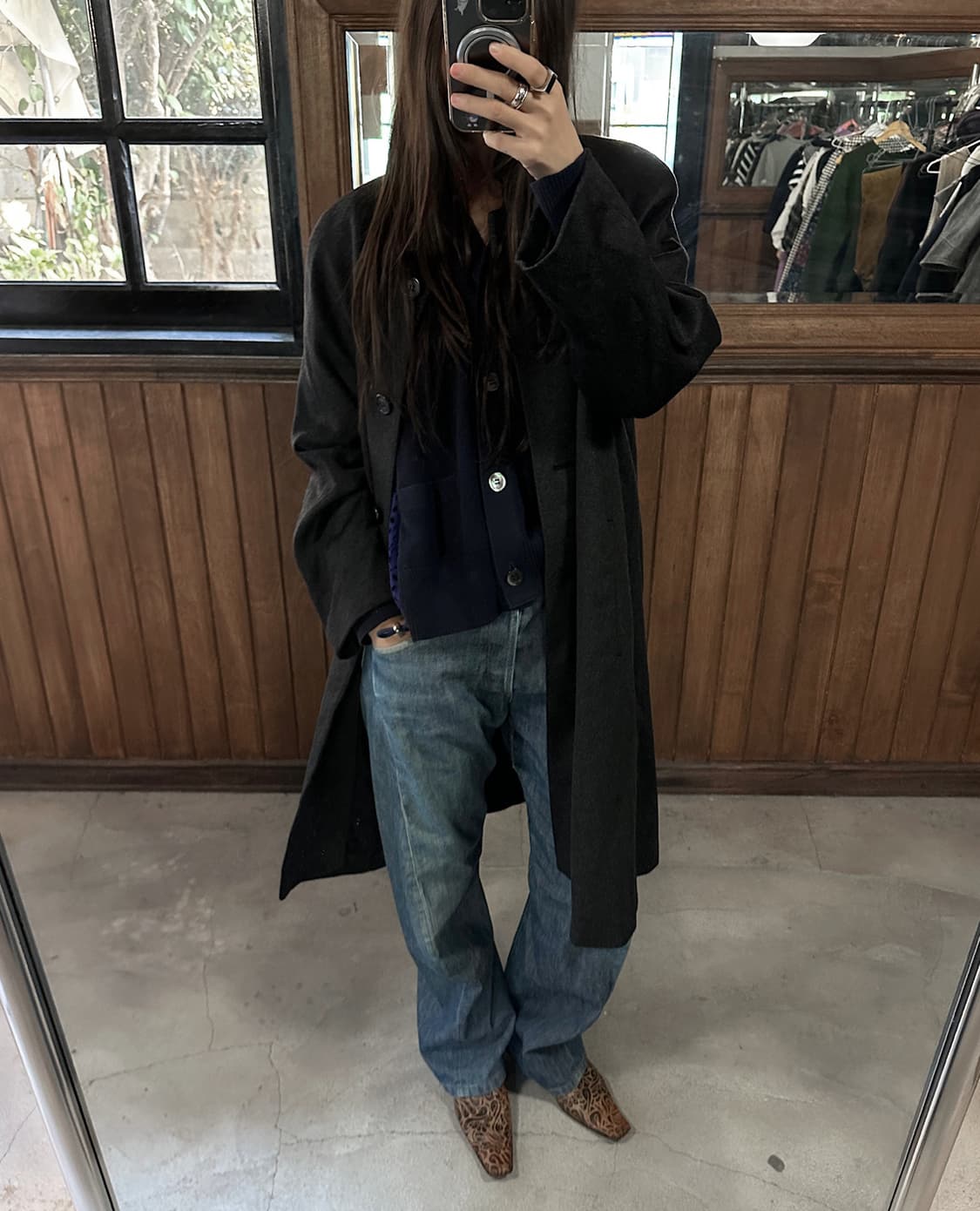 JPV cashmere relaxed coat 상품이미지1