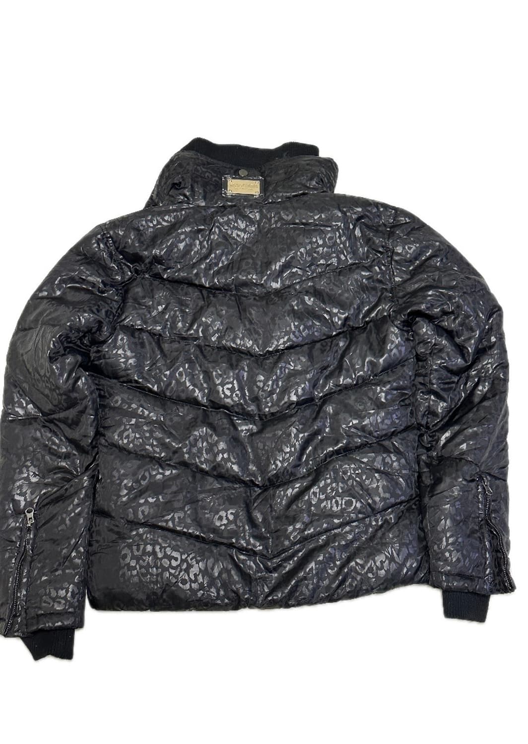 블랙 레오파드 패딩점퍼 CRAZY 7 TRIM 상품이미지4