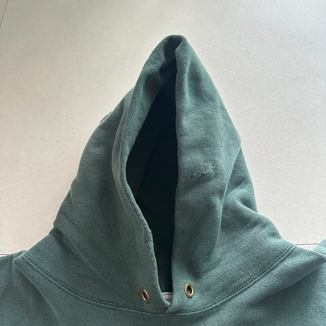 80s 챔피온 블랭크 리버스위브 후드티 XL  상품이미지2