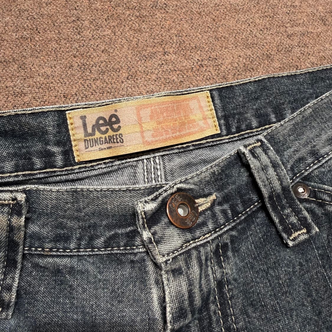 Lee 리 90s 덩가리스 데님 카펜터 쇼츠 반바지 32 상품이미지3