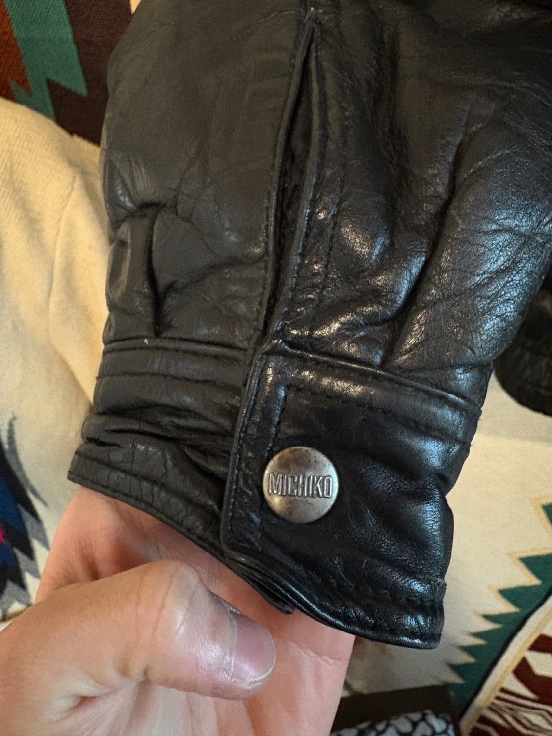 미치코 코시노 런던 레더자켓 상품이미지2