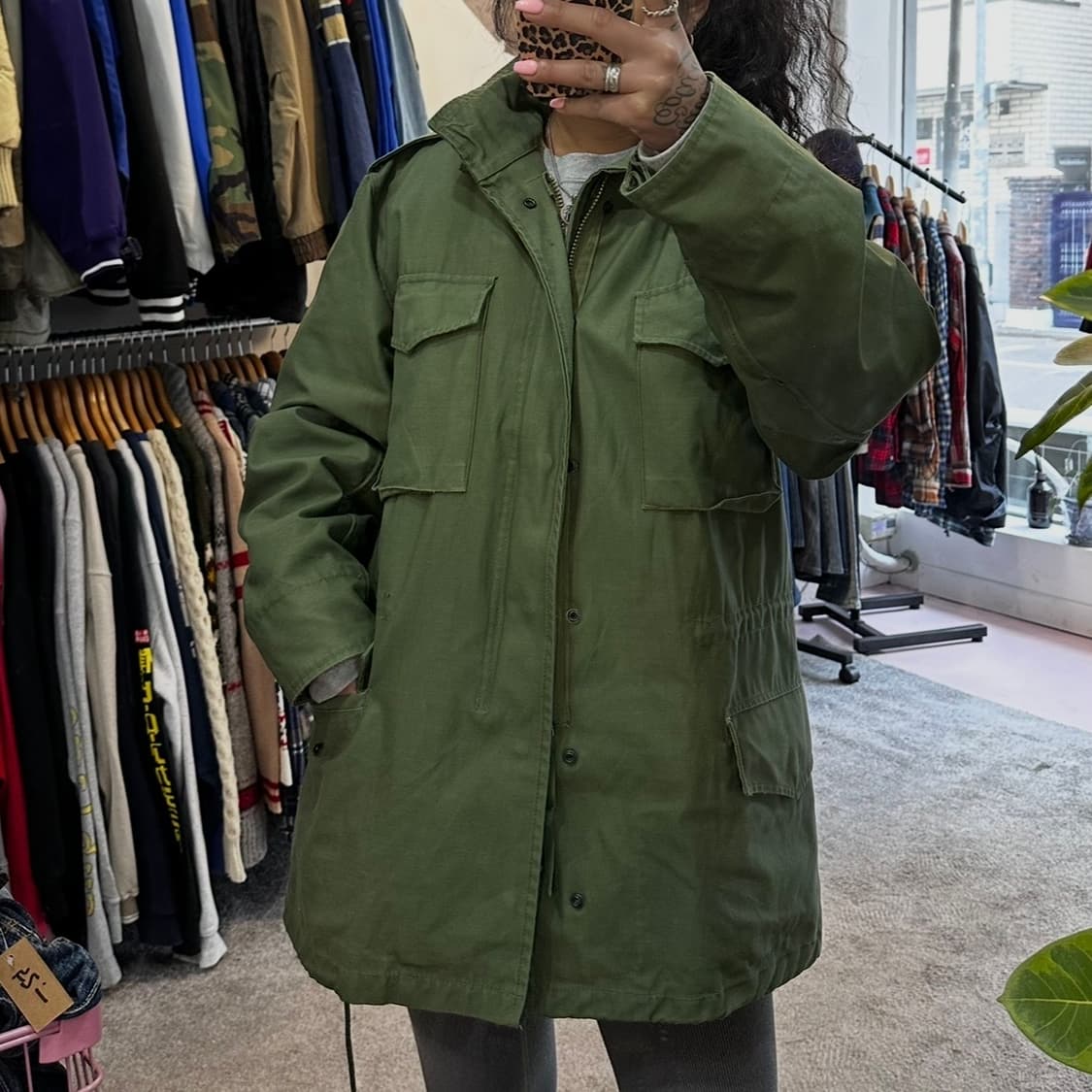 빈티지 트루스펙 밀리터리 M-65 필드 자켓M-L 상품이미지2