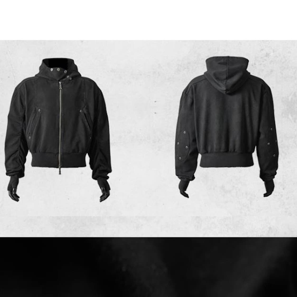 [FLYERRER]플라이에러 후드 집업 자켓 블랙 L 상품이미지3