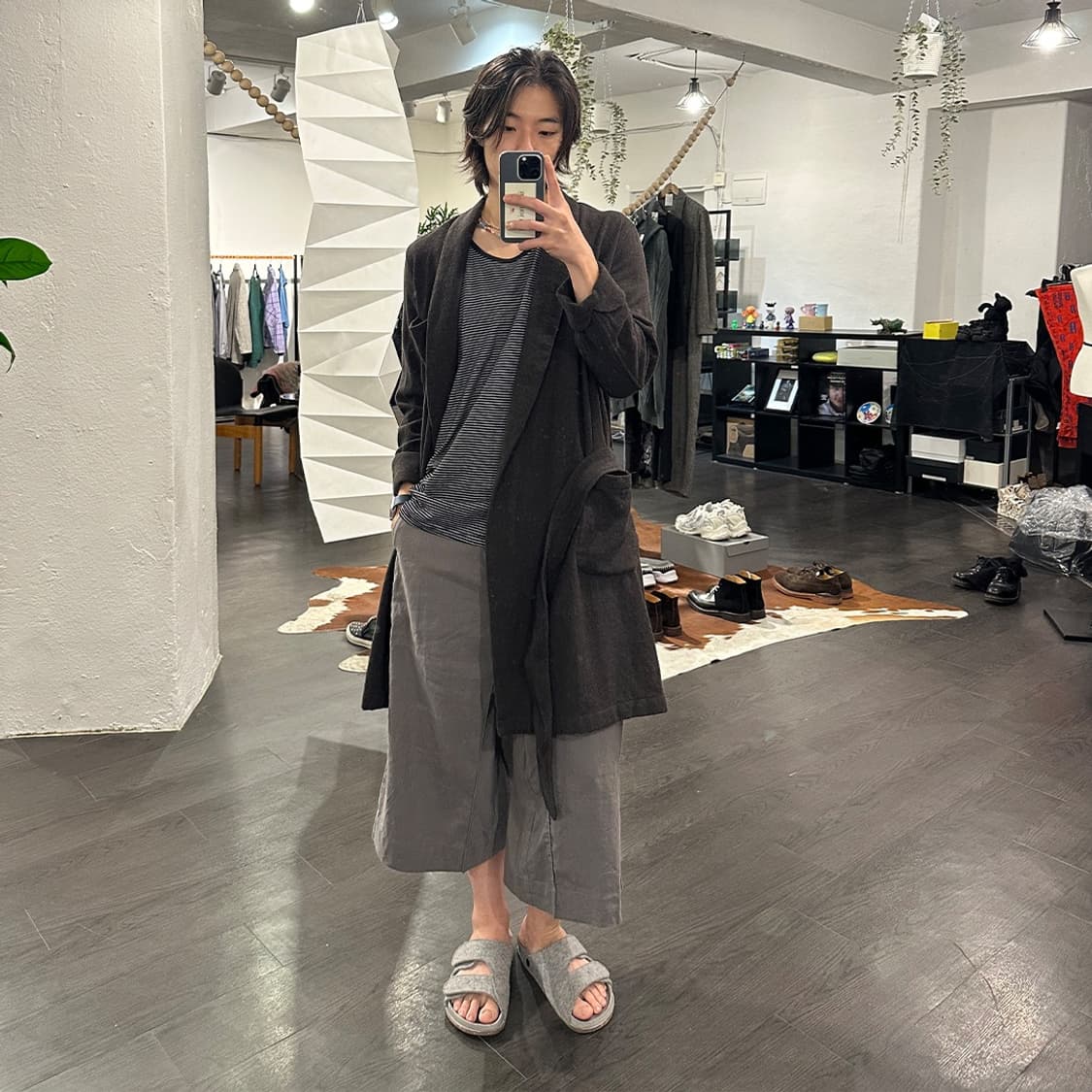 사스콰치패브릭스 크롭 하카마 팬츠 상품이미지4
