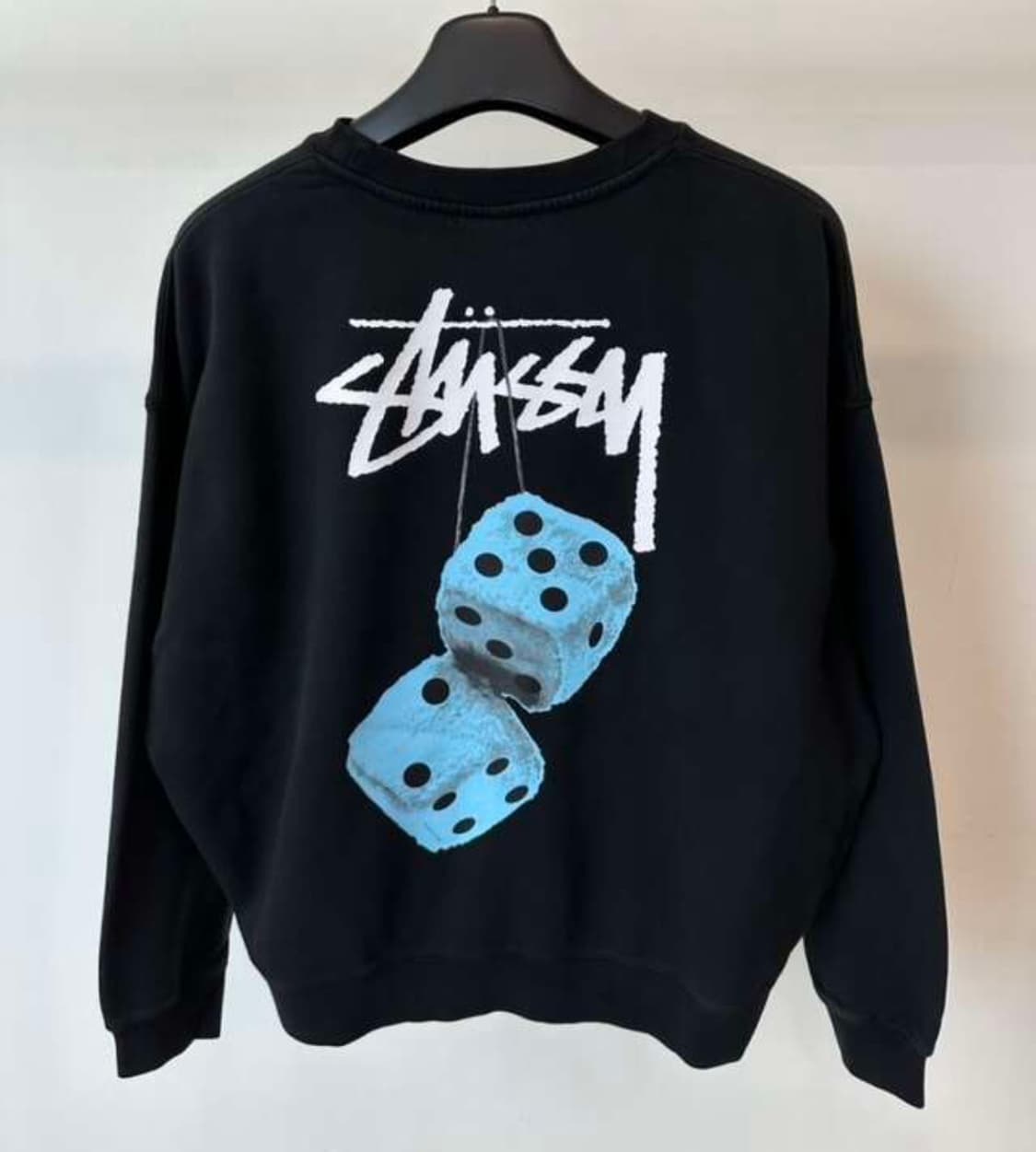 (새상품)스투시 퍼지 다이스 플리스 크루넥 맨투맨 L 상품이미지1