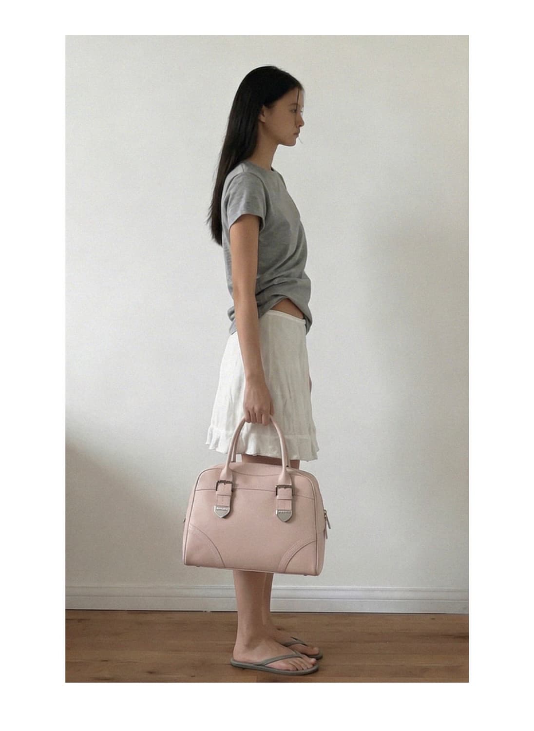 오이니 더포슬린 발렛 볼링백 핑크 ballet bowling bag 상품이미지1