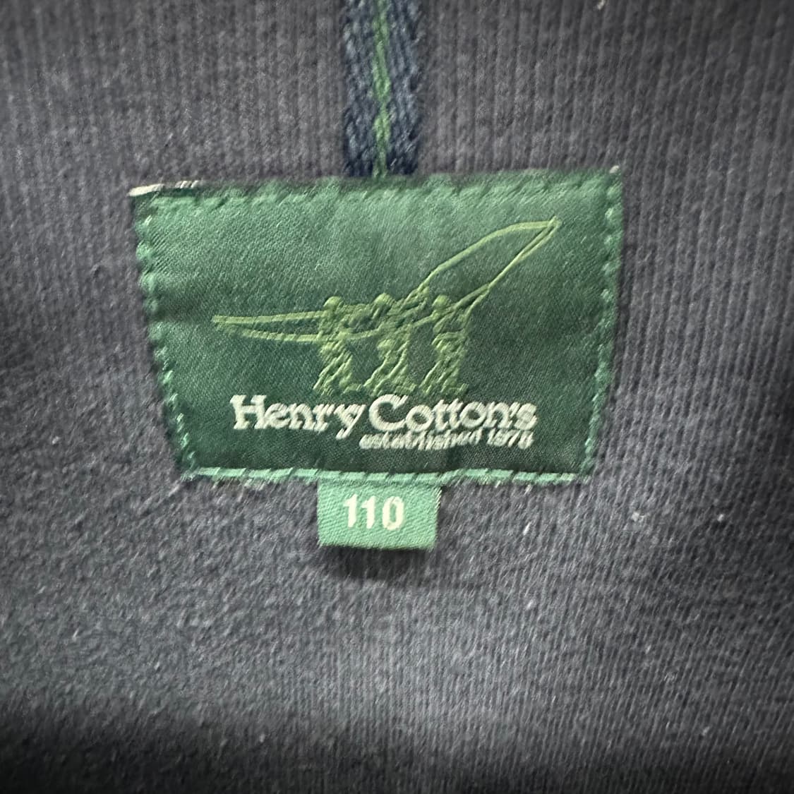 110 헨리코튼 남자 긴팔 카라 니트 상품이미지3