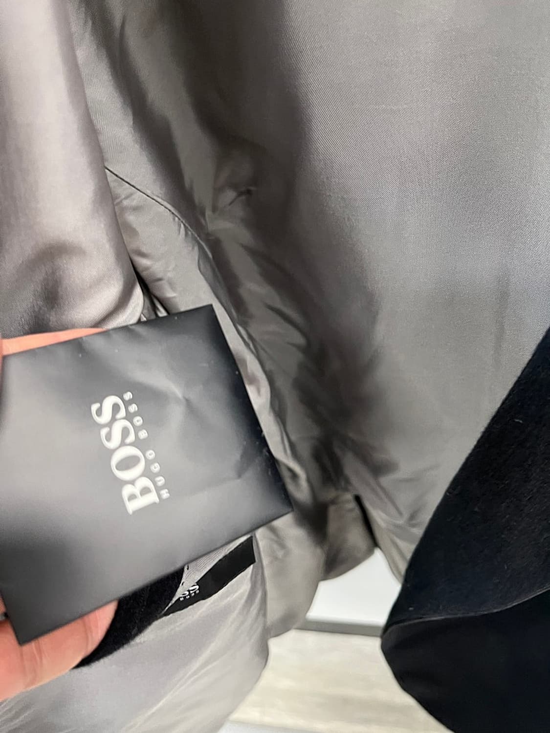 110) 휴고보스 숄카라 캐시미어 자켓  상품이미지5