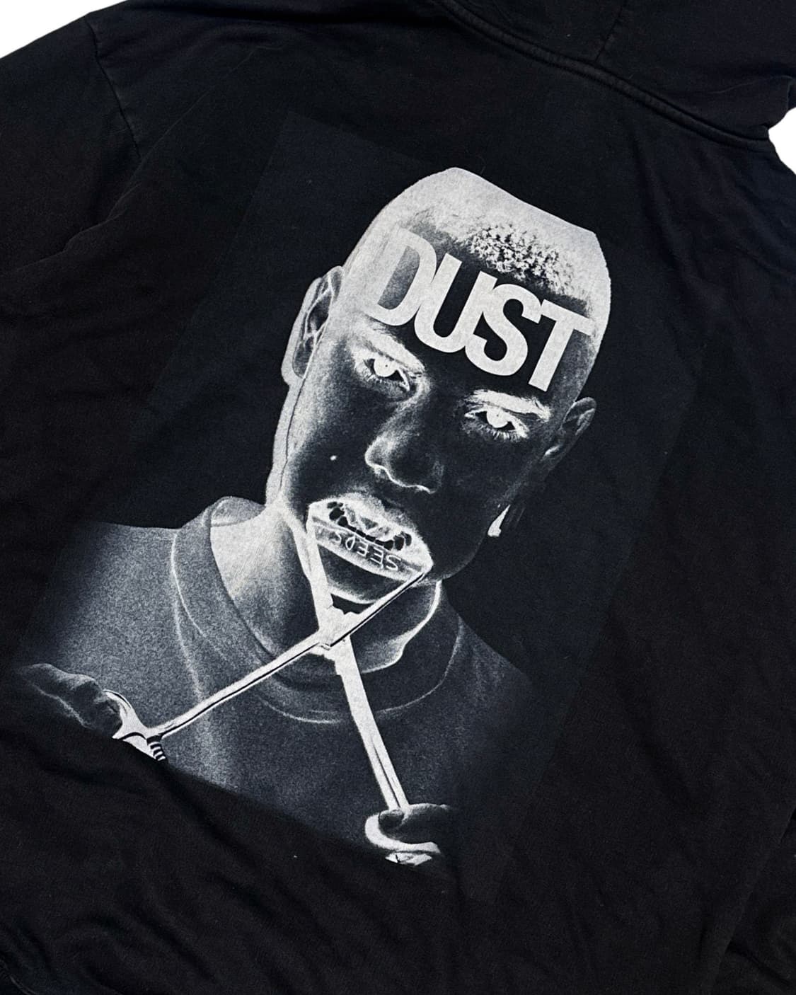 DUST 프린팅 블랙 후드티 상품이미지2