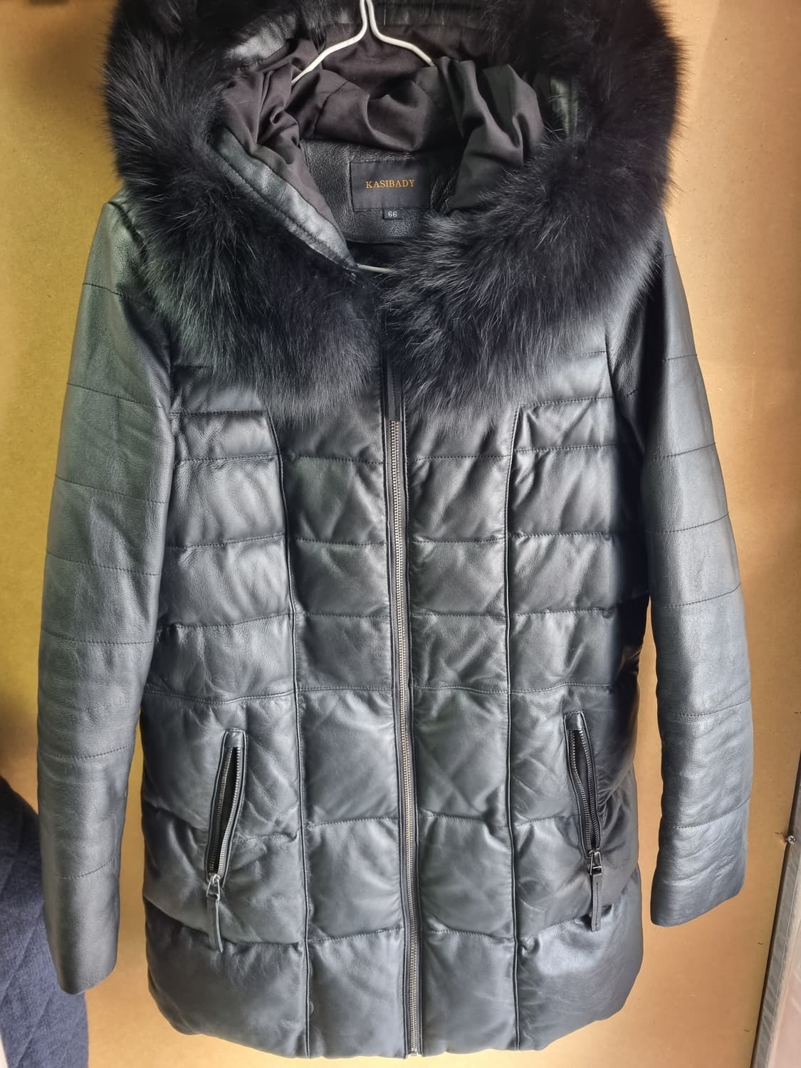 카시바디 여성 양가죽 구스패딩  상품이미지1