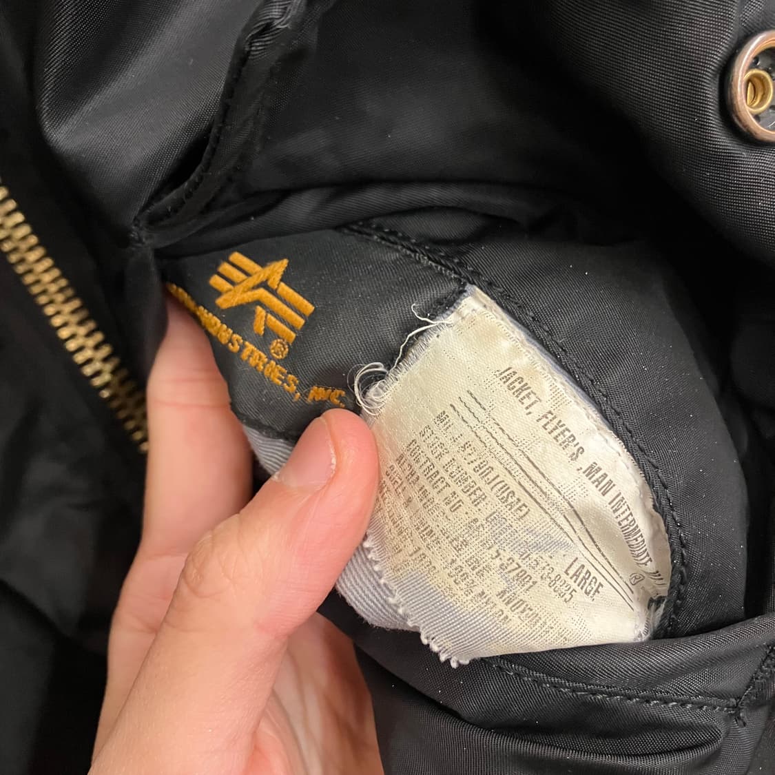 N151 알파인더스트리 항공점퍼 ma1 상품이미지3