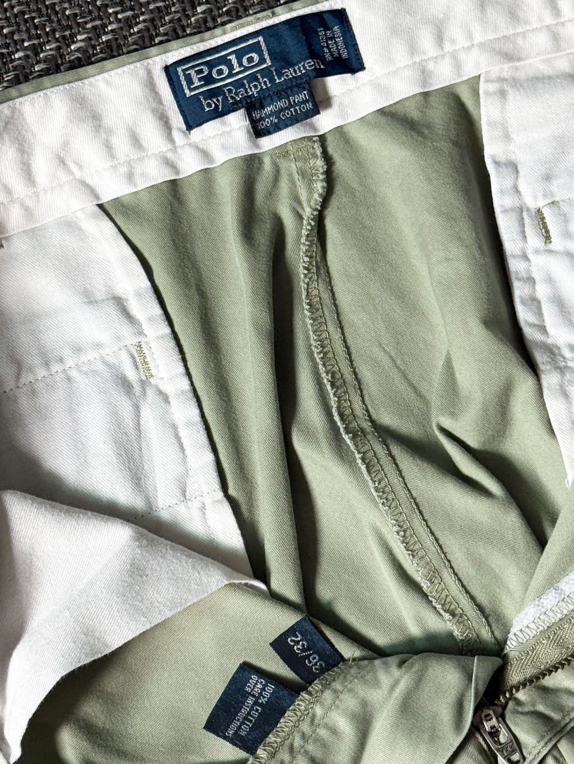 (36) 폴로 랄프로렌 HAMMOND 더블 플리츠 치노 팬츠 상품이미지4