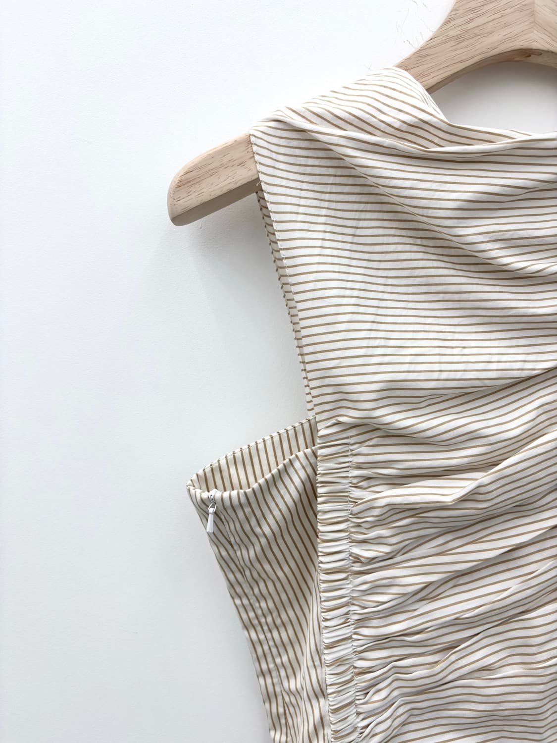 COTTON STRIPE DRESS TOP 상품이미지4