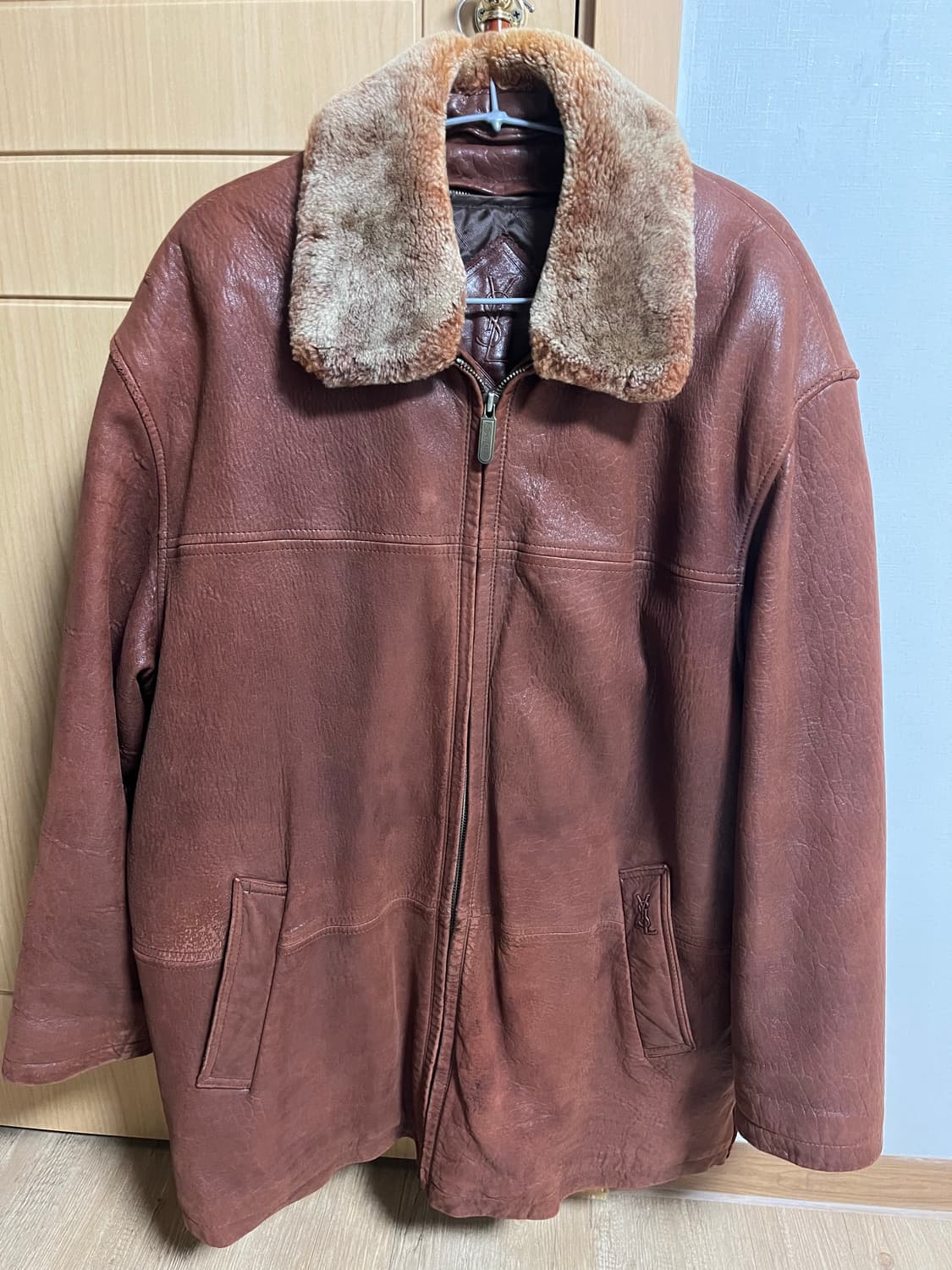 90‘s 생로랑 시어링 코트 자켓 상품이미지1