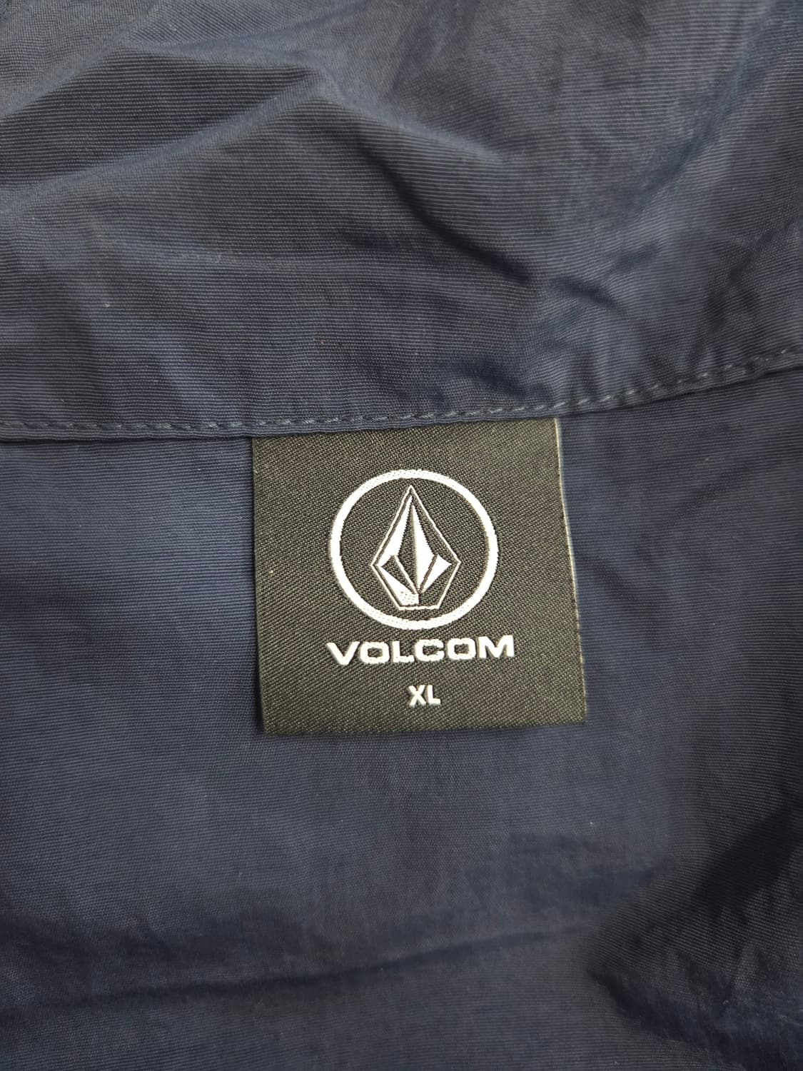 VOLCOM 볼컴 후면 빅로고 후드 바람막이 자켓 네이비 상품이미지7