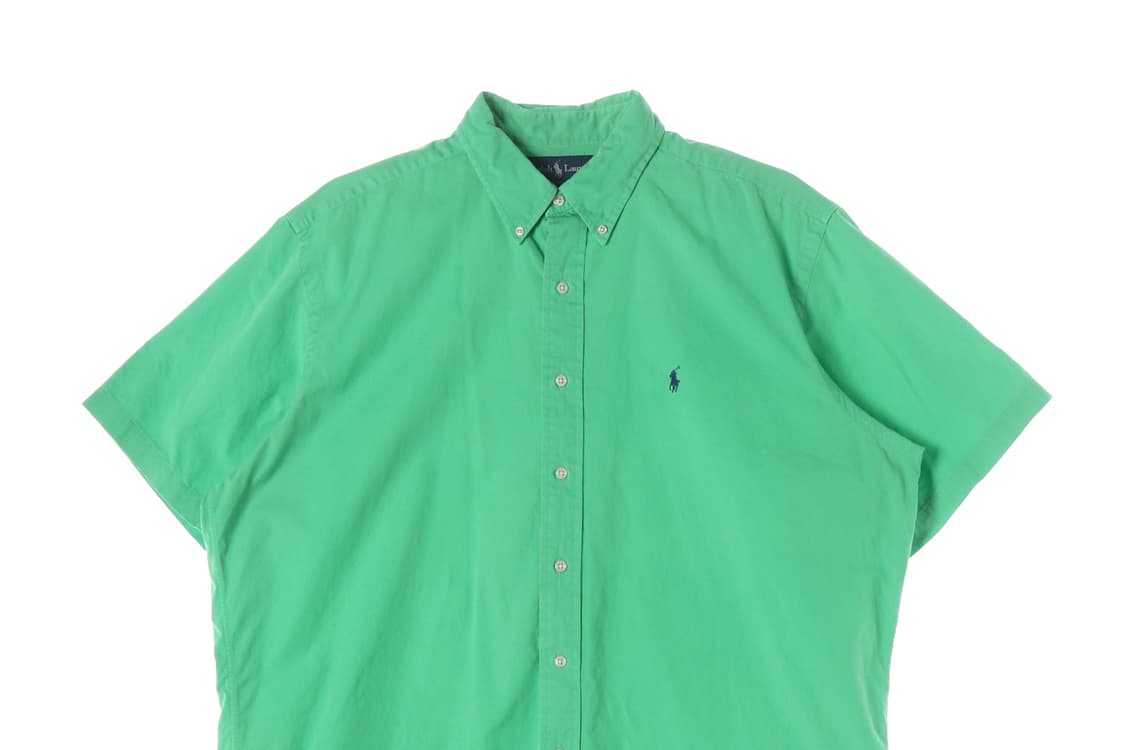 폴로 랄프 로렌 반팔 셔츠 그린 XL 상품이미지3