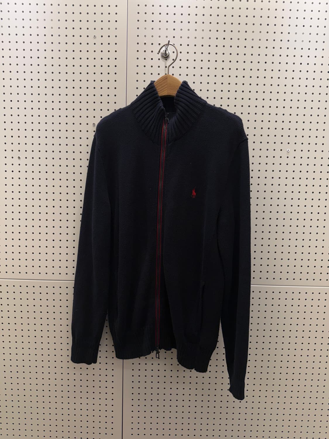 폴로 랄프로렌 집업 니트 네이비 U1667 상품이미지2