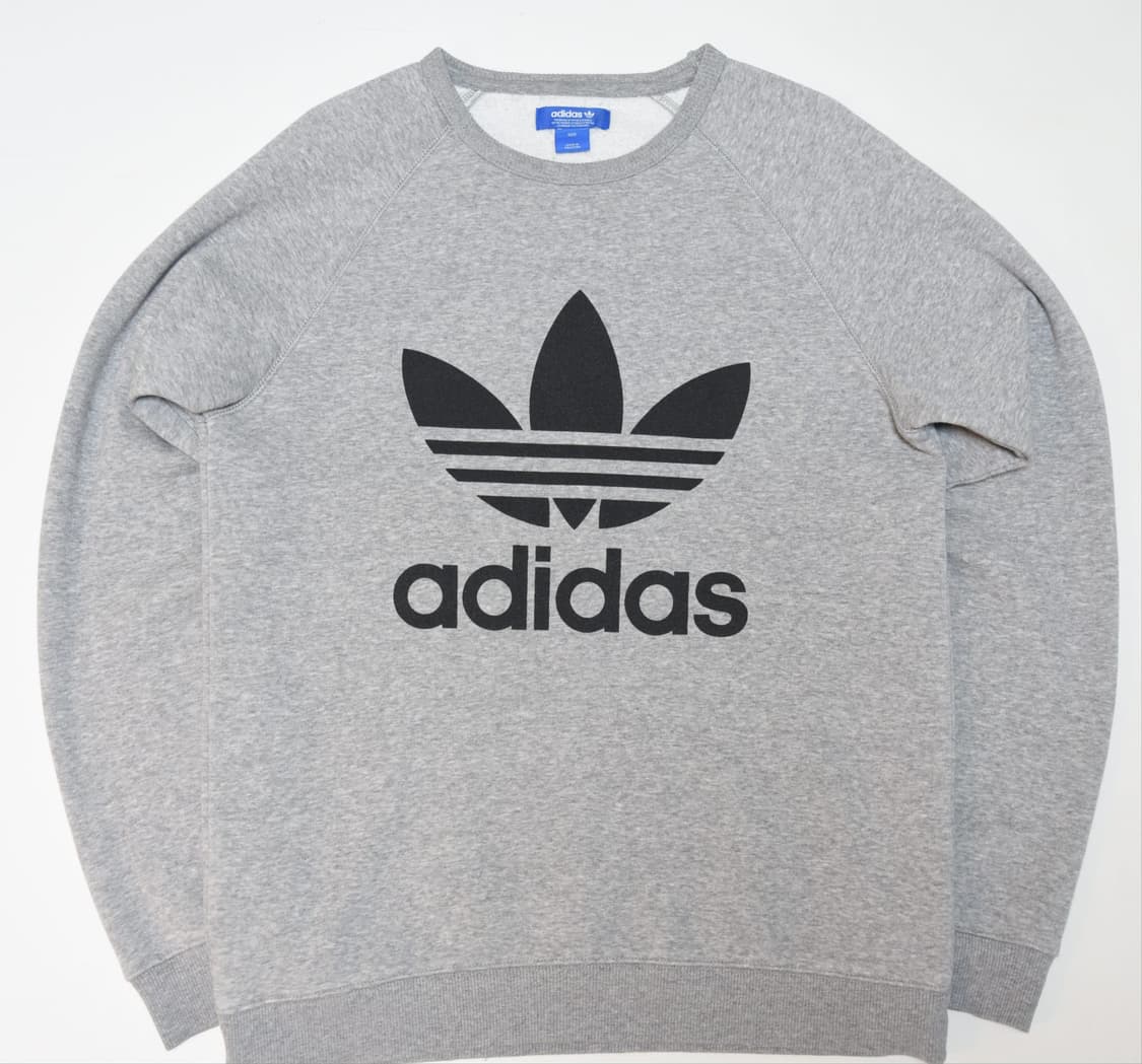 아디다스 트레포일 맨투맨 100 회색 상품이미지1