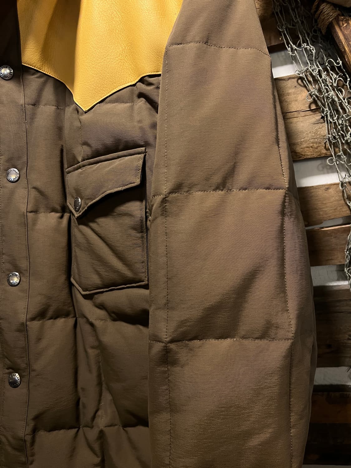 [XL]Sugar Cane 슈가케인 빈티지 썬페이딩 요크 다운 자켓 상품이미지5