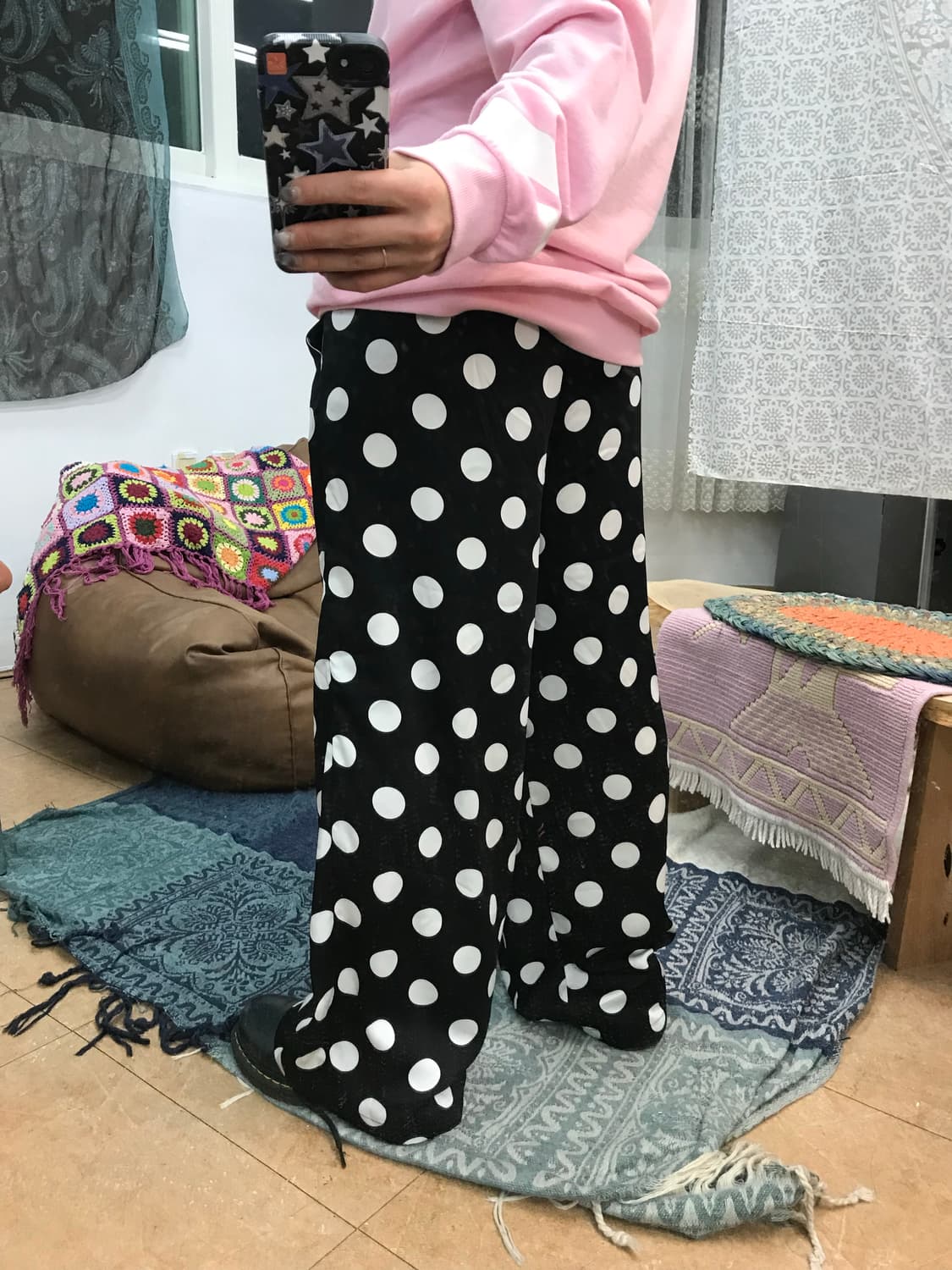 빈티지 여성 도트 팬츠  상품이미지2