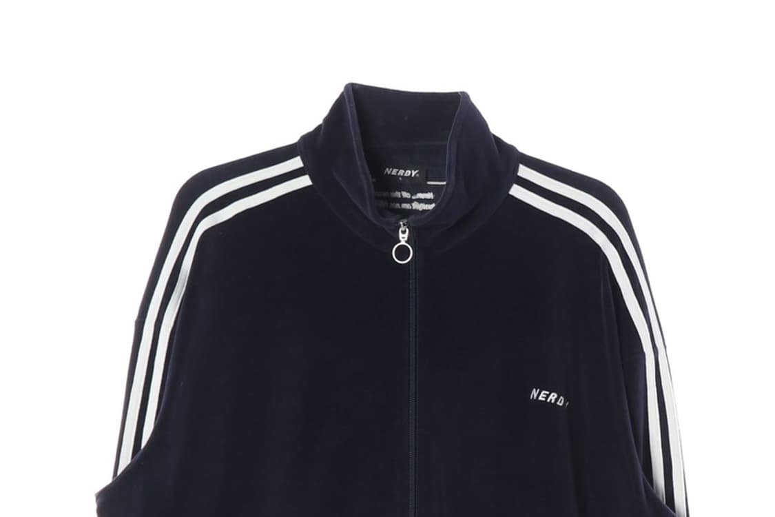 NERDY 벨벳 트랙탑 자켓 L 상품이미지3