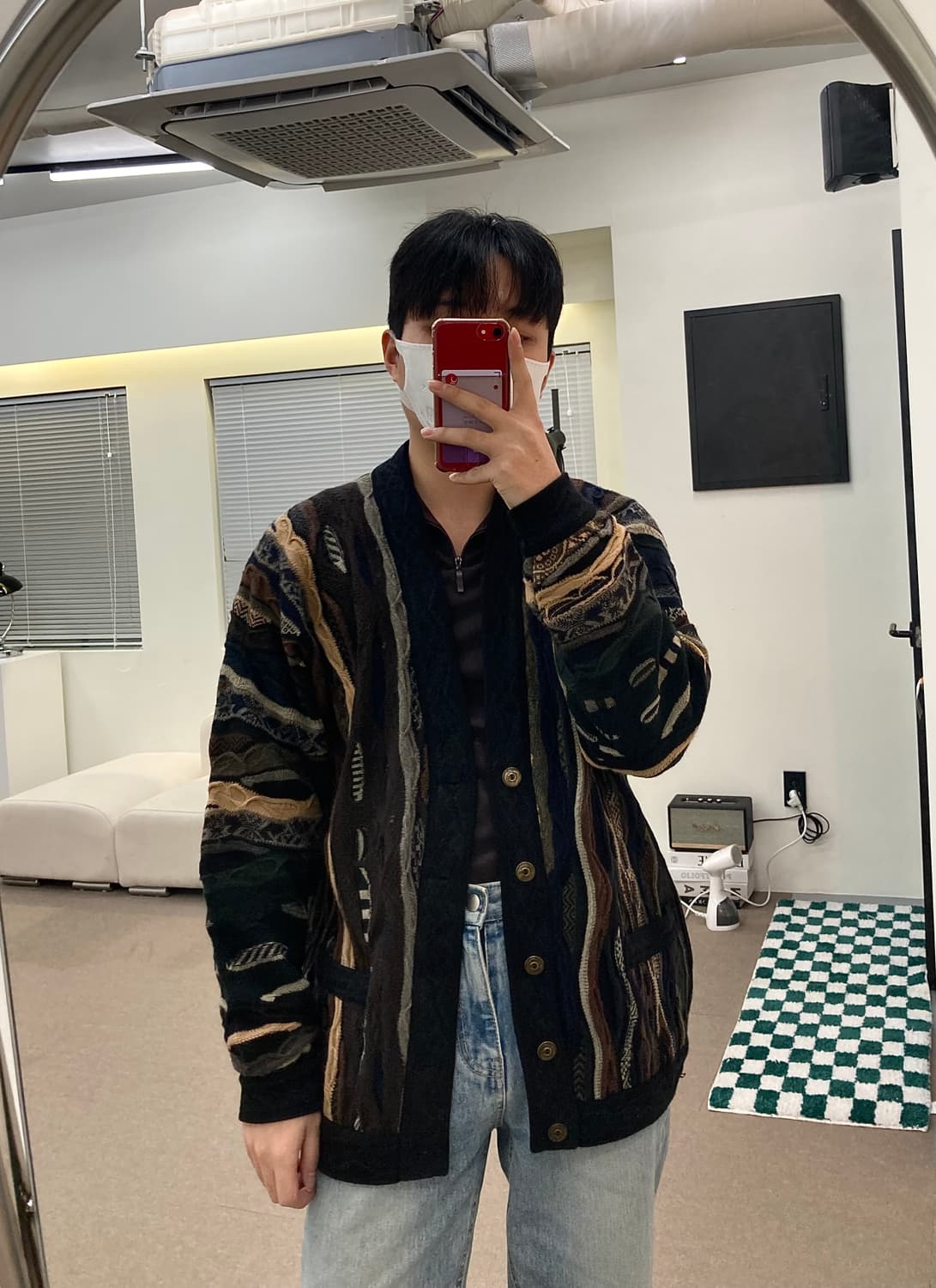 쿠지 웜톤 케이블 니트 상품이미지2