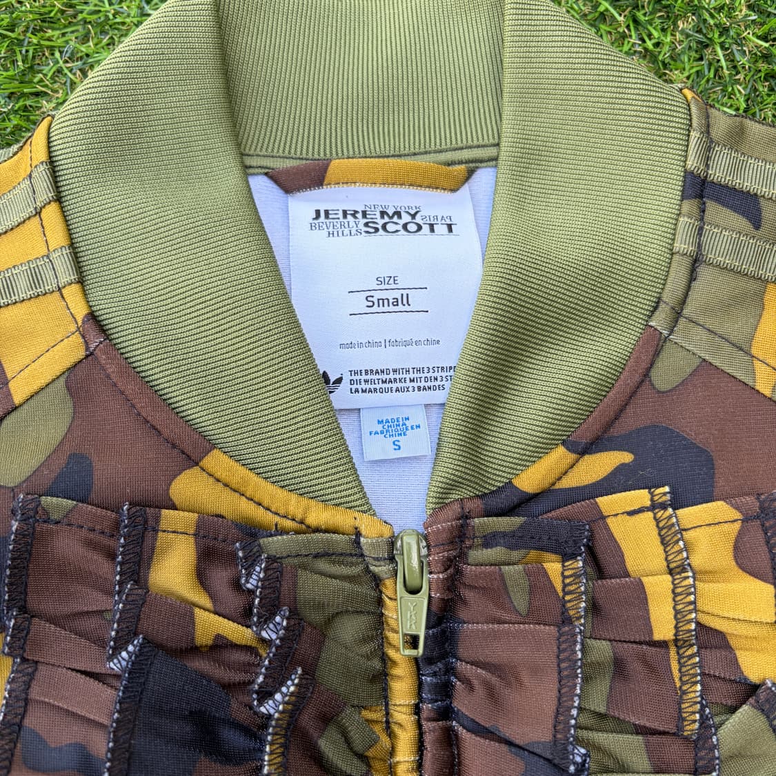 S)아디다스 X 제레미스캇 밀리터리 카모 트랙탑 져지 상품이미지4