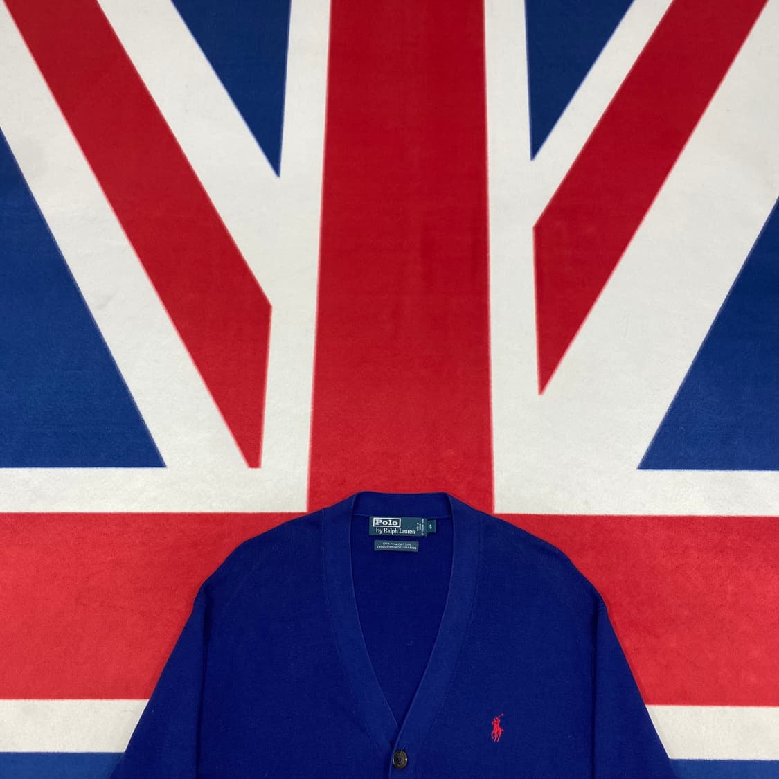 폴로 가디건 L 상품이미지2