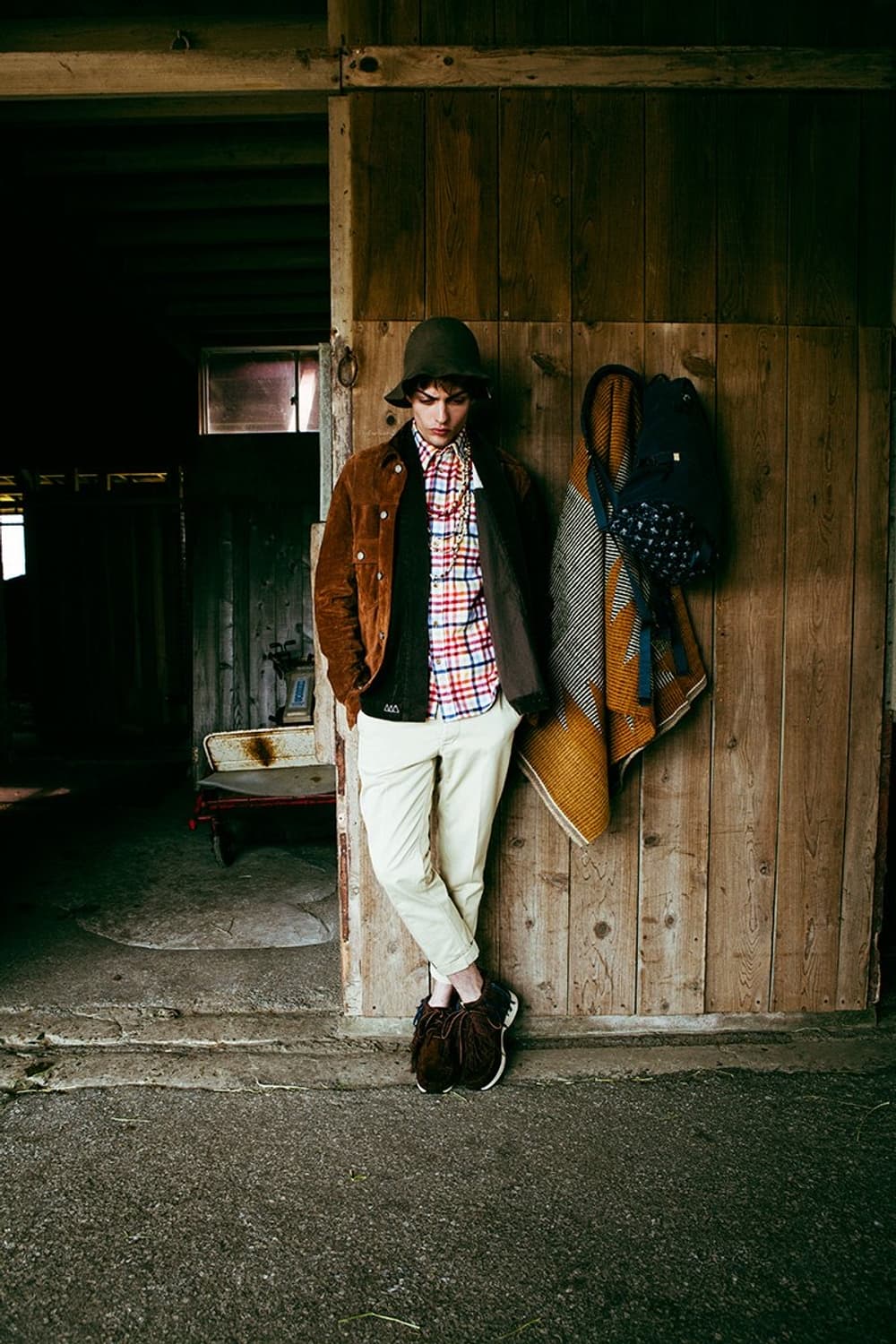 비즈 12FW 블랙 엘크 플란넬 상품이미지1