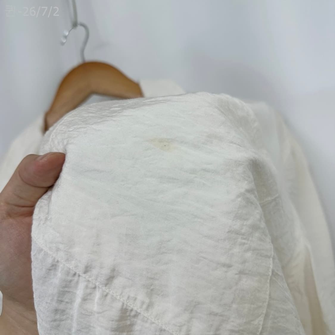 자라 남자 하늘하늘한 셔츠 남방 L /퀸 상품이미지4