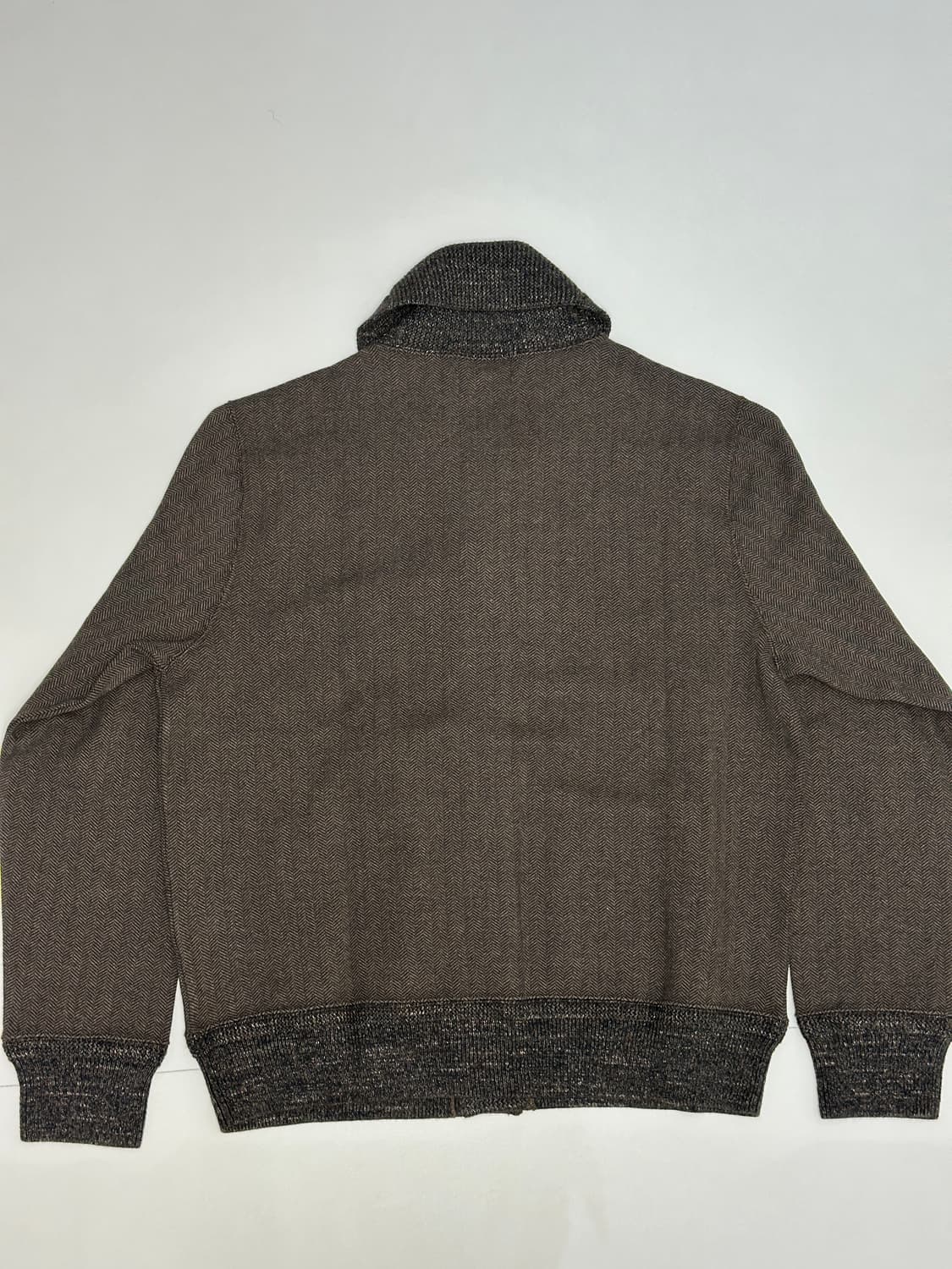 rrl 브라운 헤링본 숄카라 가디건 XL 새상품 상품이미지2