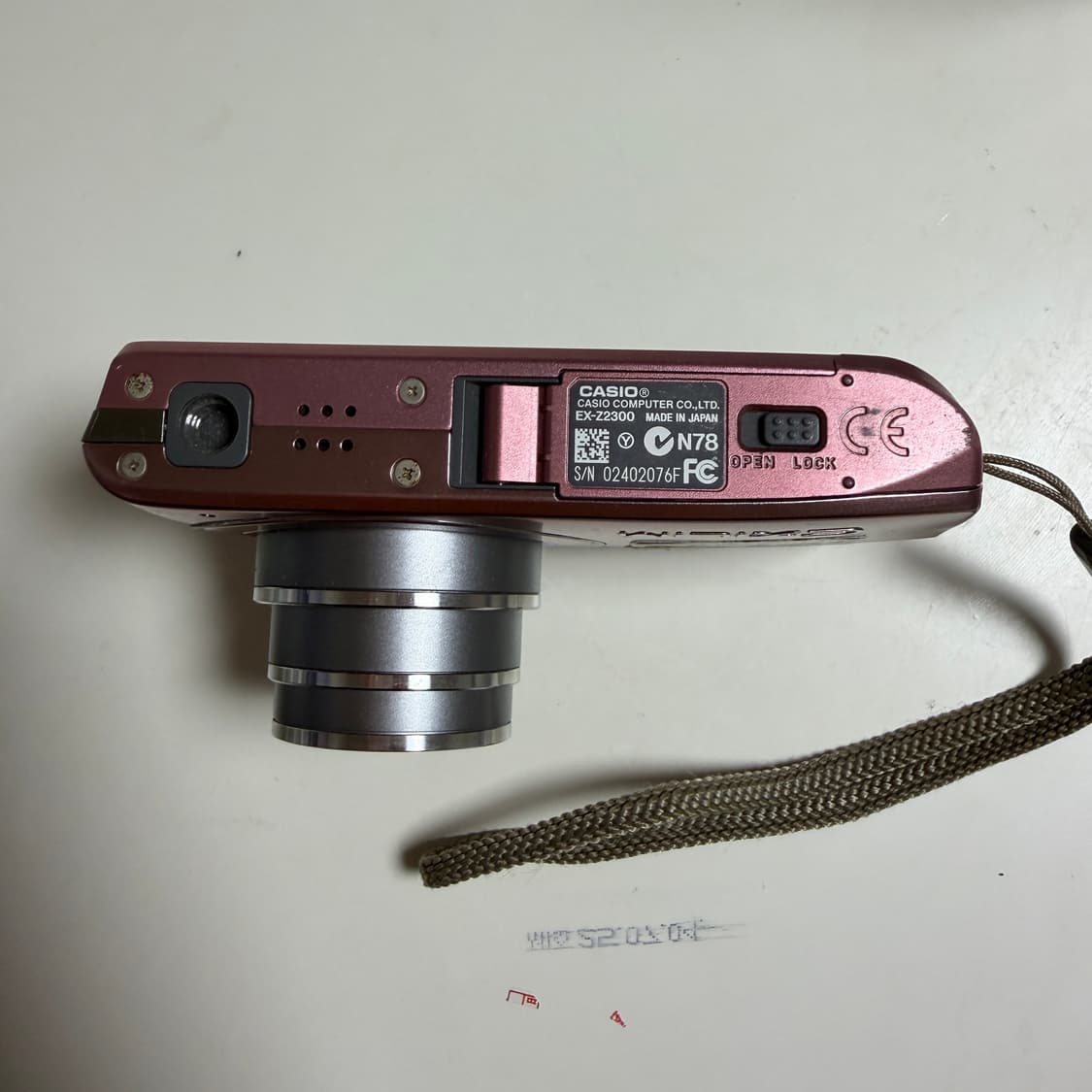 카시오 엑슬림 z2300 핑크색 카메라 상품이미지7