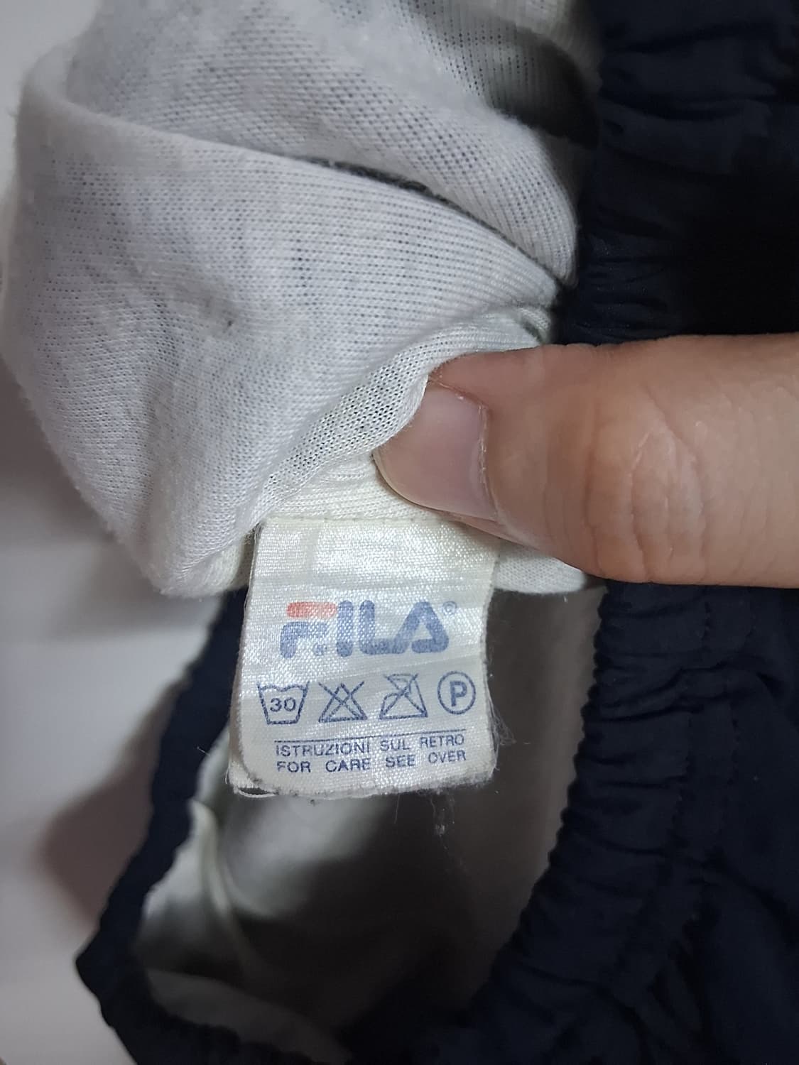 휠라 아카이브 빈티지 조거(트레이닝 팬츠)-이탈리아, 이태리 생산품 상품이미지6