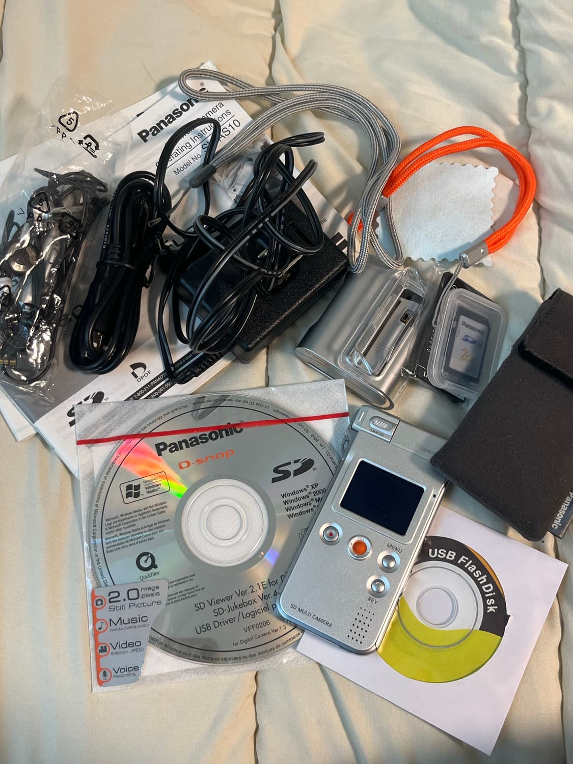 파나소닉 수지 카메라 SV-AS10 실버 (풀박) 상품이미지2