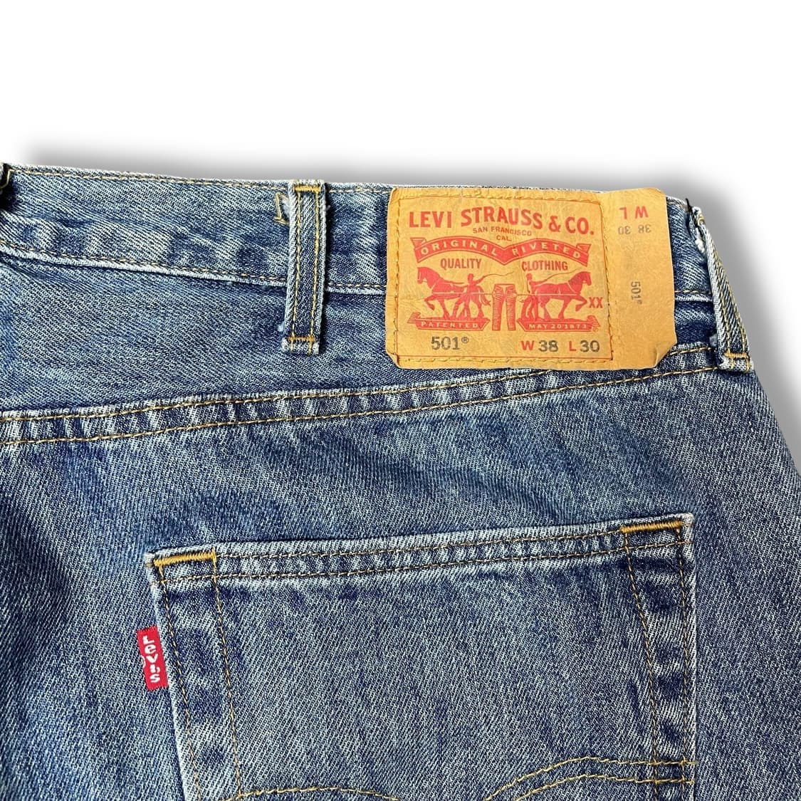 (38) 리바이스 501 빅사이즈 데님 팬츠 00s 상품이미지5
