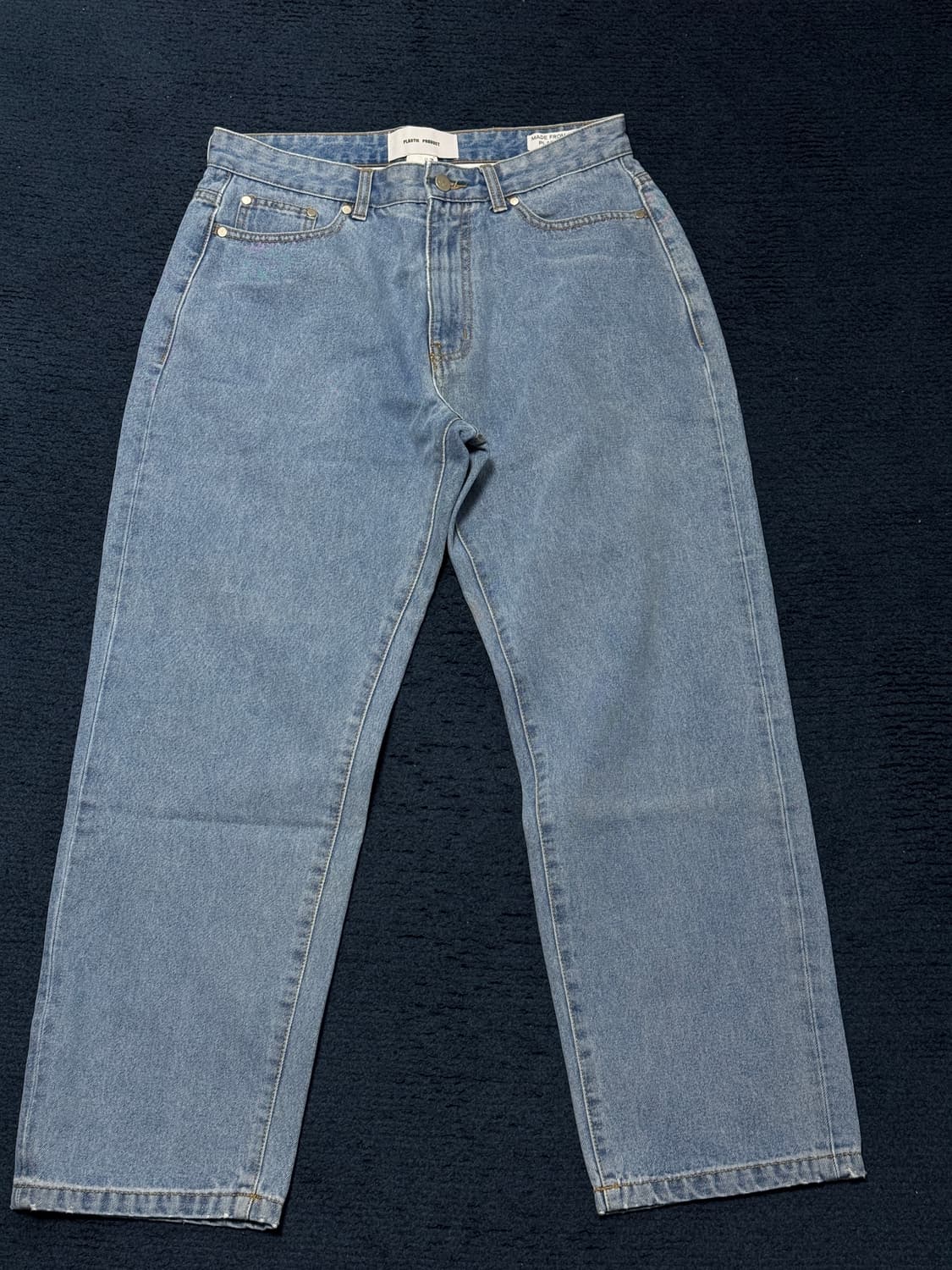 플라스틱프로덕트 REPREVE Loose Denim Pants (Mid 상품이미지4