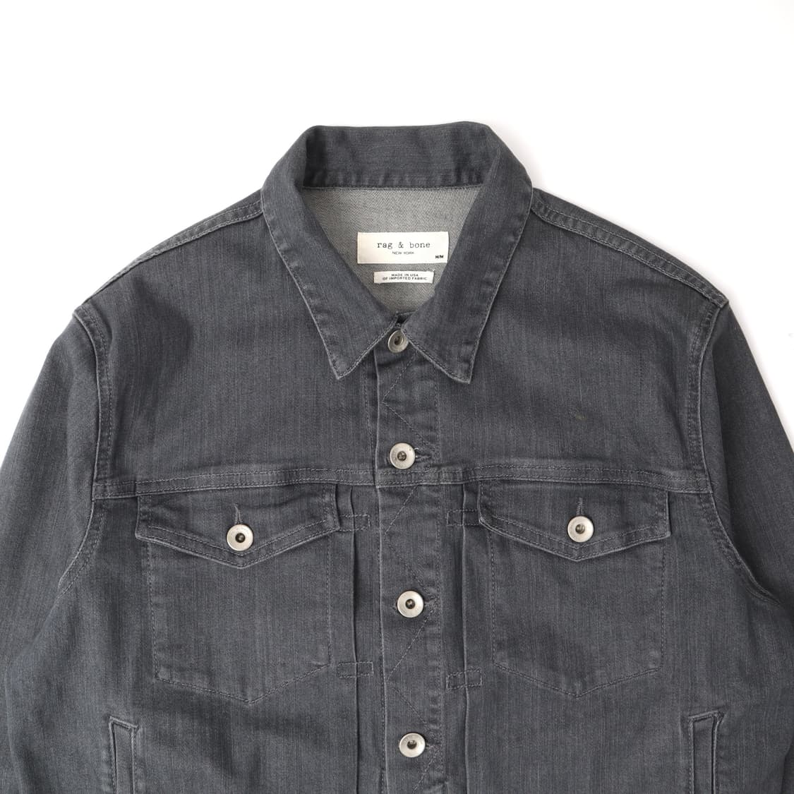 rag&bone 랙앤본 2nd 그레이 트러커 데님자켓 상품이미지2
