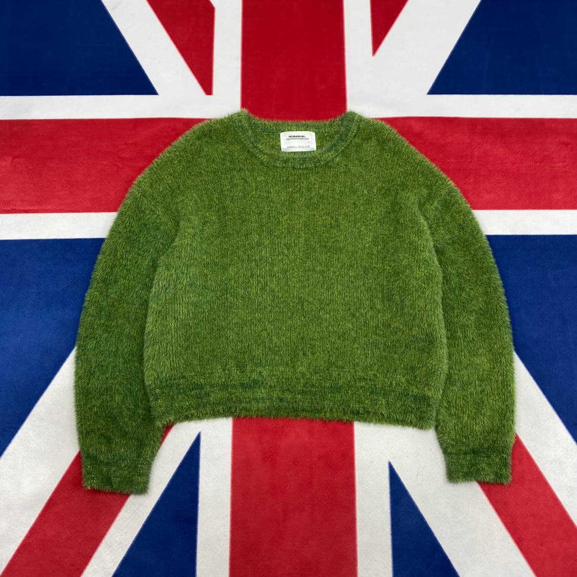  노매뉴얼 헤어리 크롭 니트M  상품이미지1