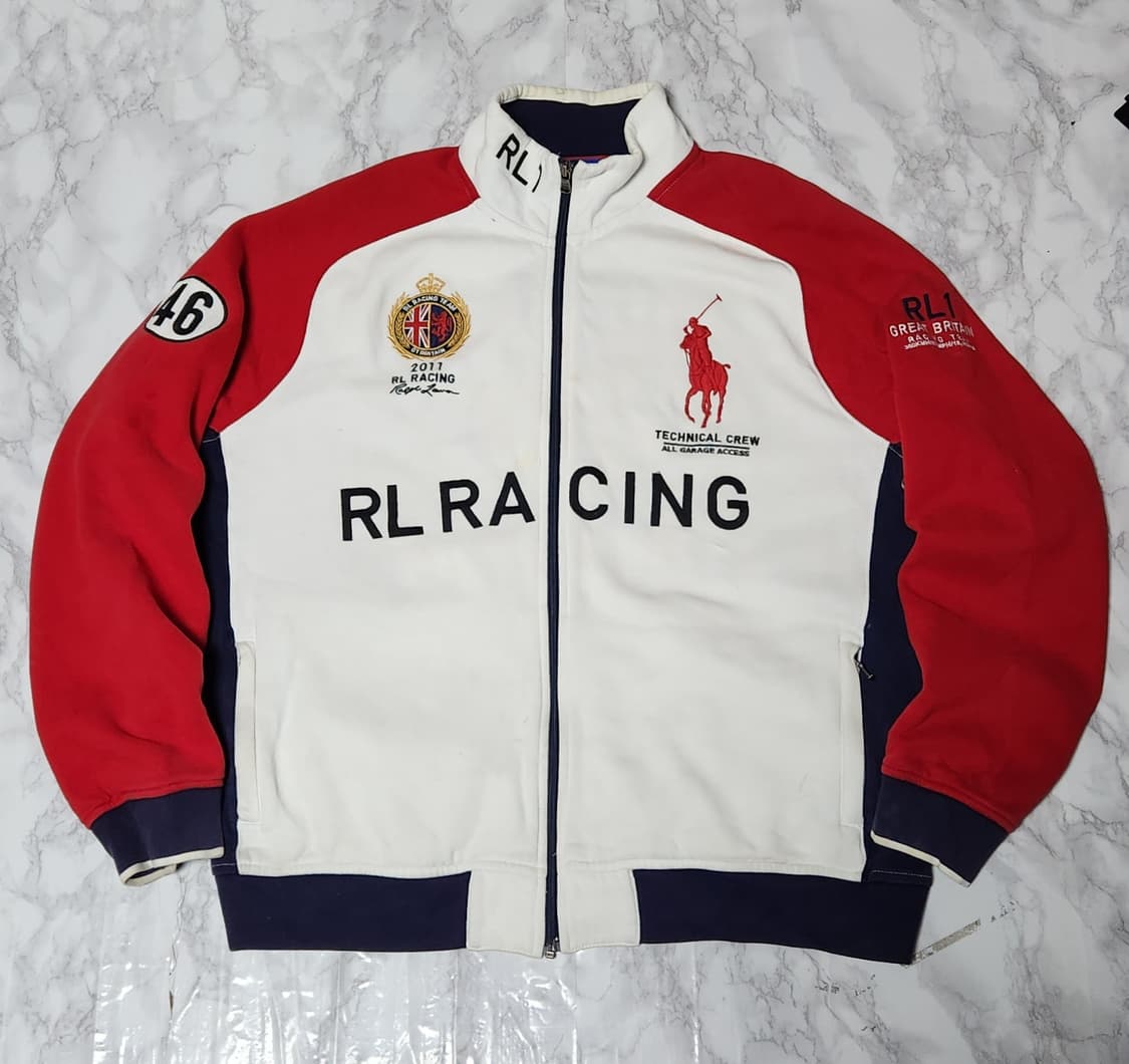 XL 폴로 랄프로렌 빅포니  RL1 레이싱 코튼 집업 자켓 상품이미지1