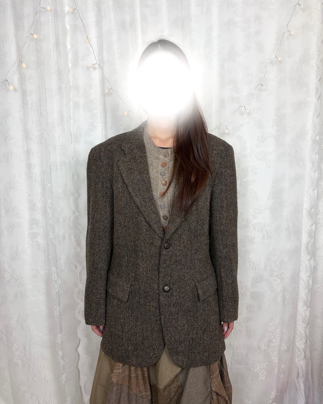 KENT&CURWEN harris tweed wool blazer 상품이미지6