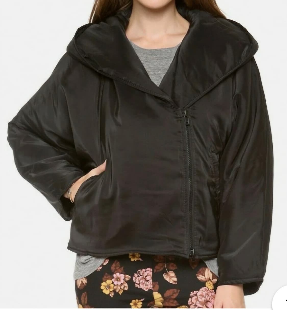 엘리자베스앤제임스 얇은 후드패딩자켓 상품이미지2