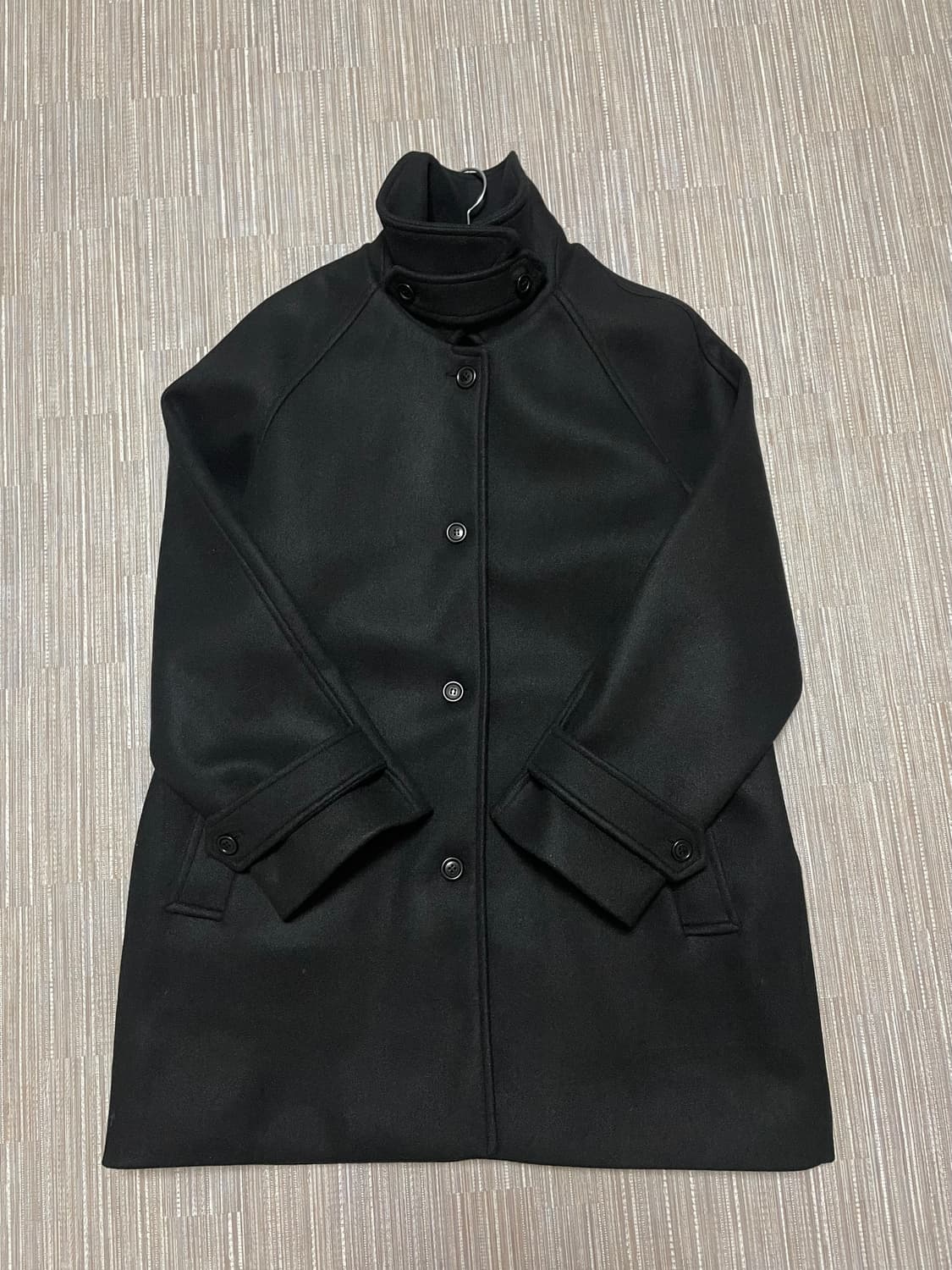 새거)프롬비기닝 헤더링 울 하프코트 발마칸 미스치프코이세이오 cos빈티지 상품이미지1