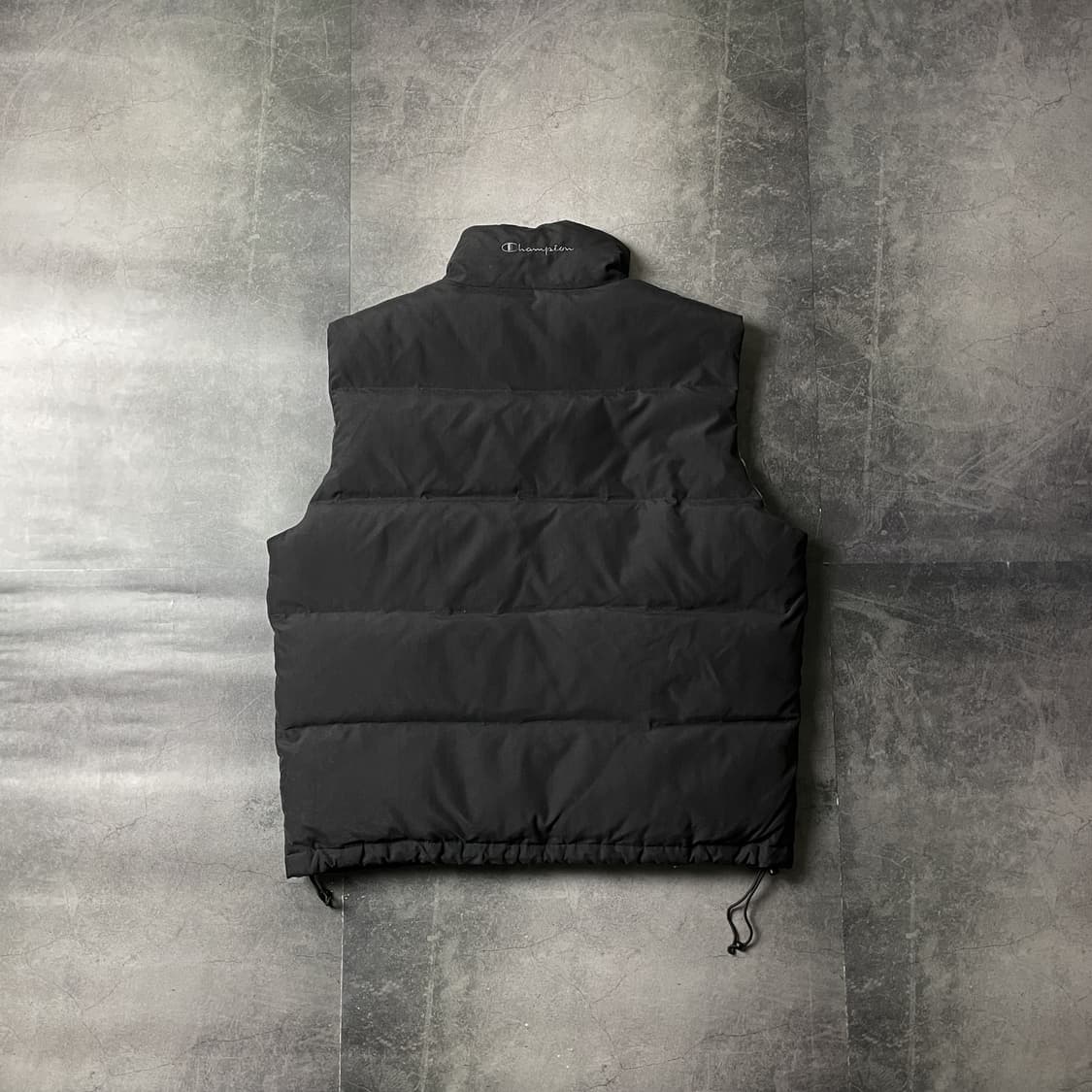 CHAMPION 00s 챔피온 빈티지 블랙 다운 조끼패딩 A00556 상품이미지5