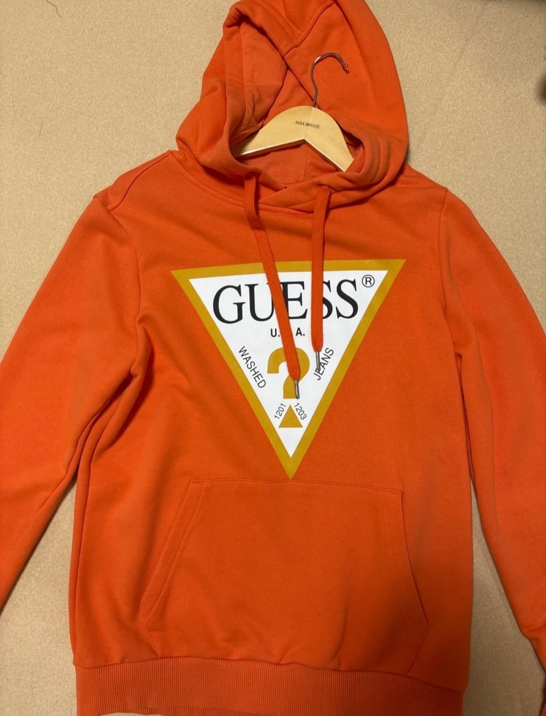 게스 오렌지 후드티 상품이미지1