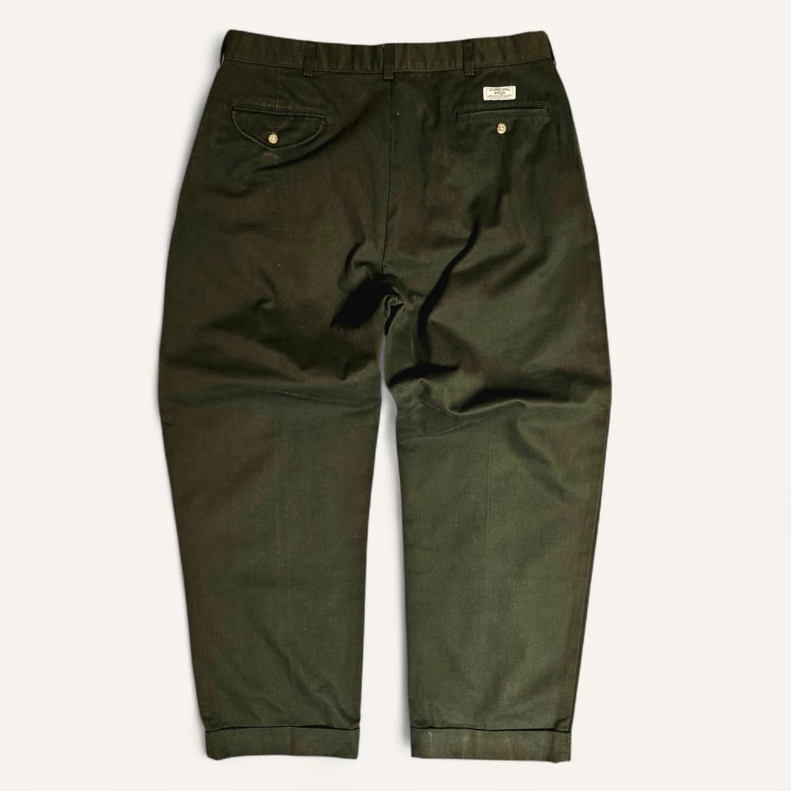 [35][폴로 랄프로렌] 90's 하몬드 투플리츠 클래식 치노팬츠 상품이미지2