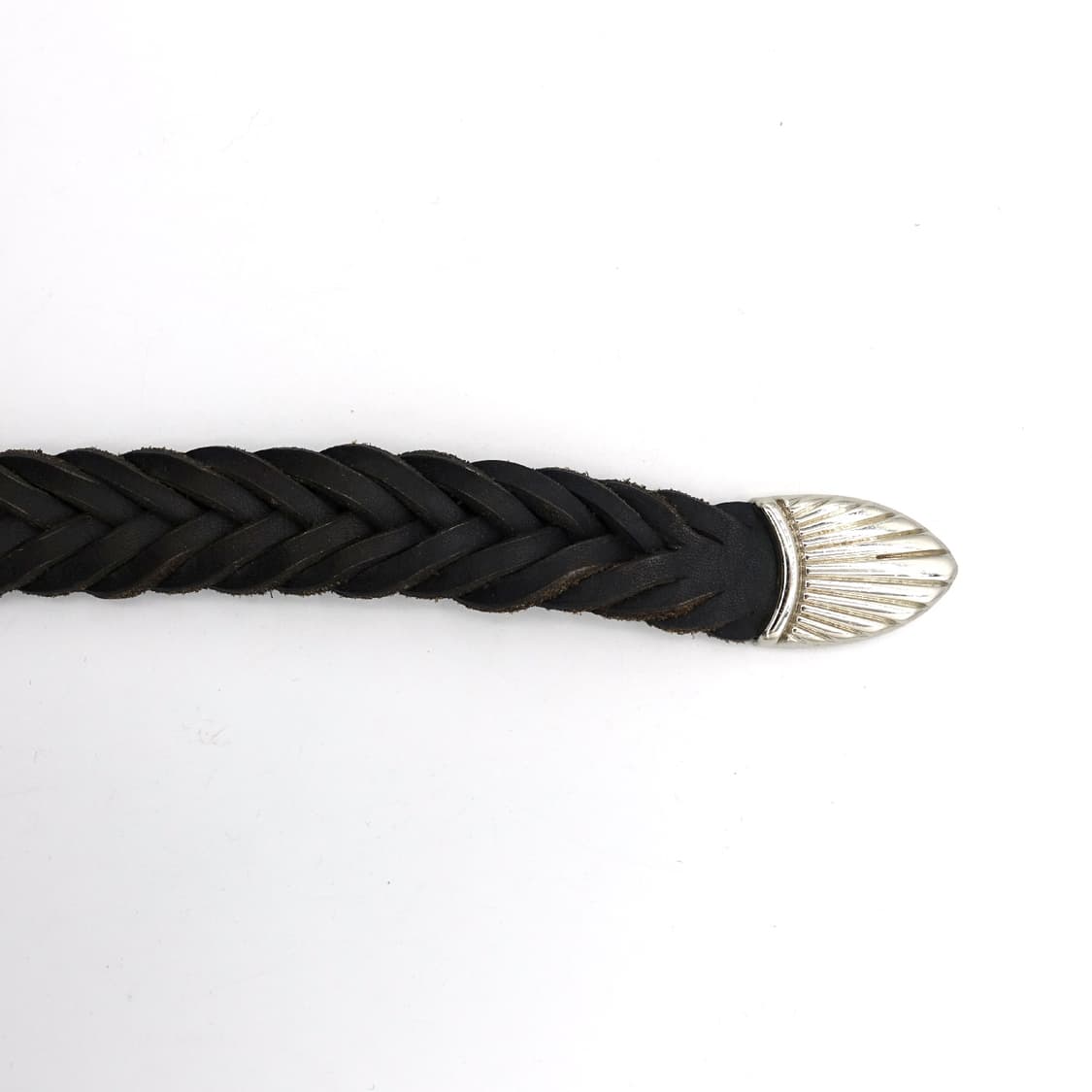 JieDa 지에다 웨스턴 체인 위브드 레더 벨트 상품이미지7