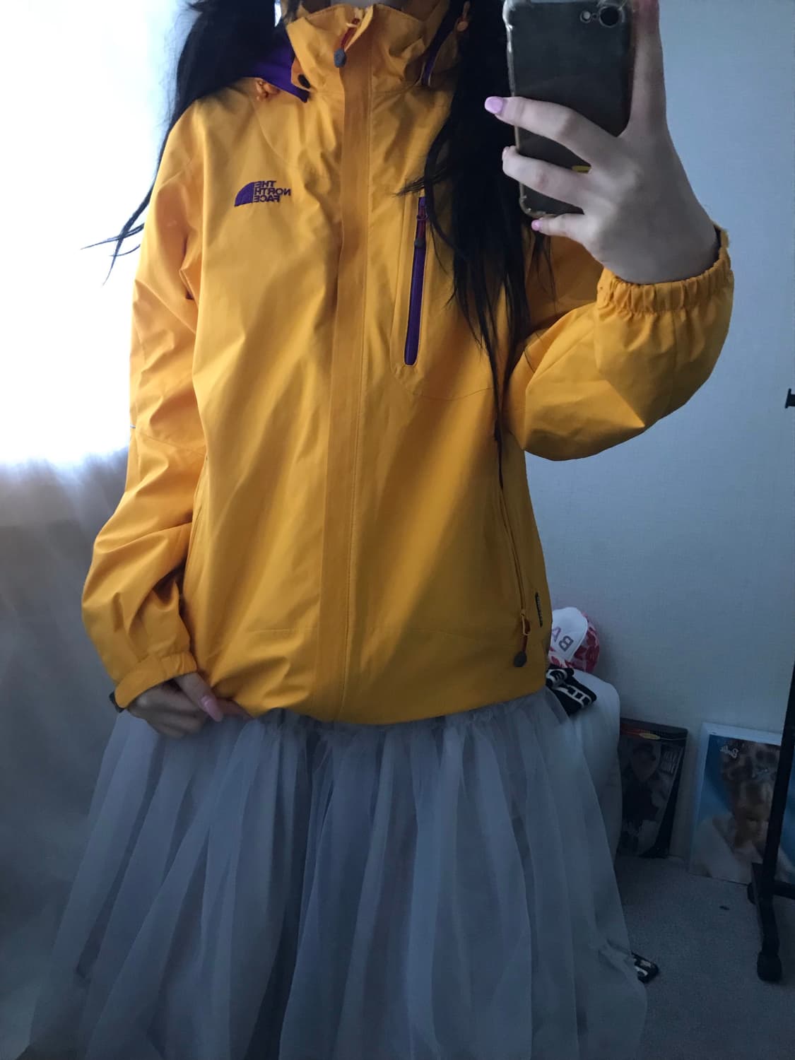 노페 옐로우 바람막이 상품이미지2
