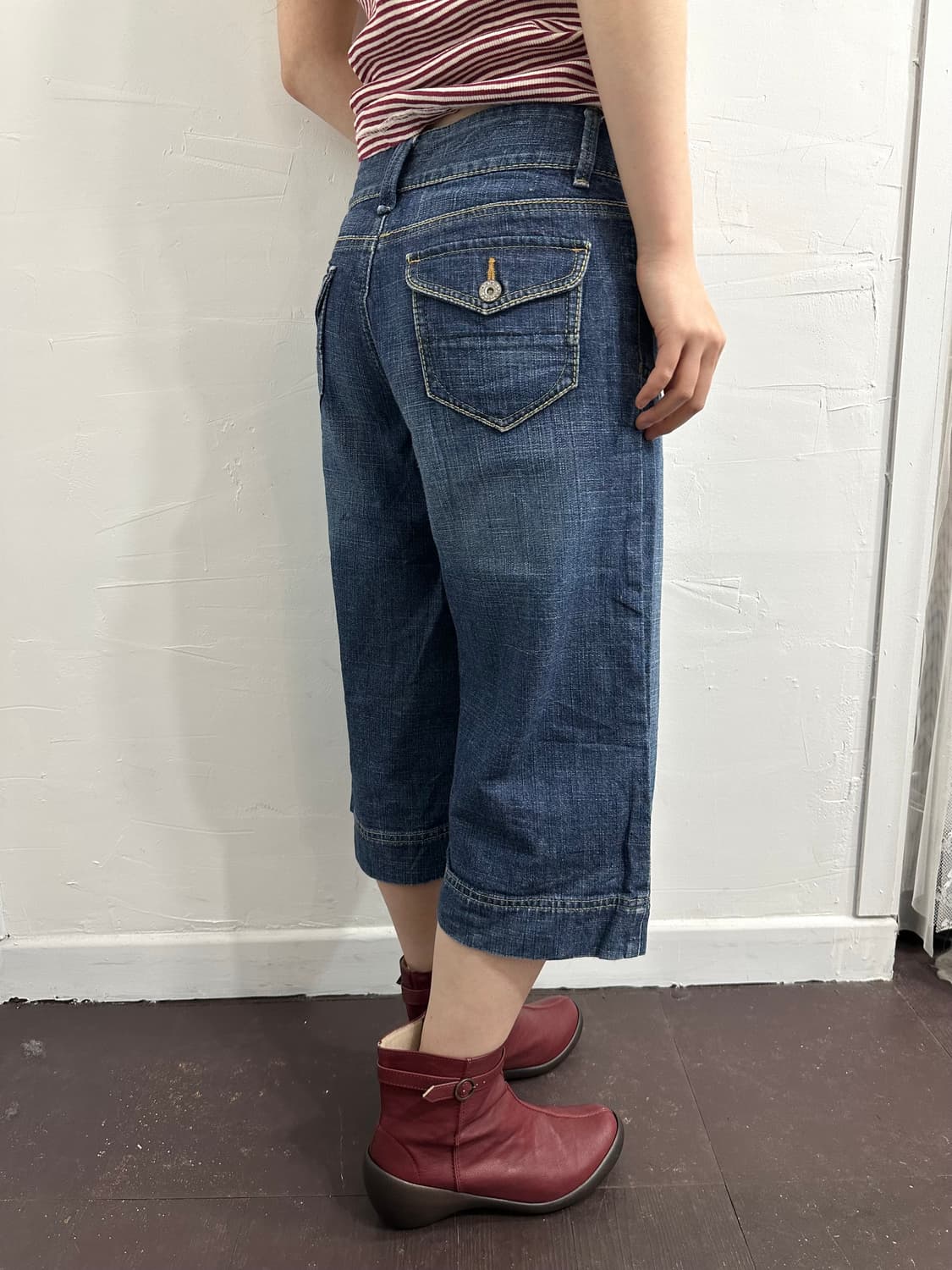 uniqlo denim half pants 상품이미지3