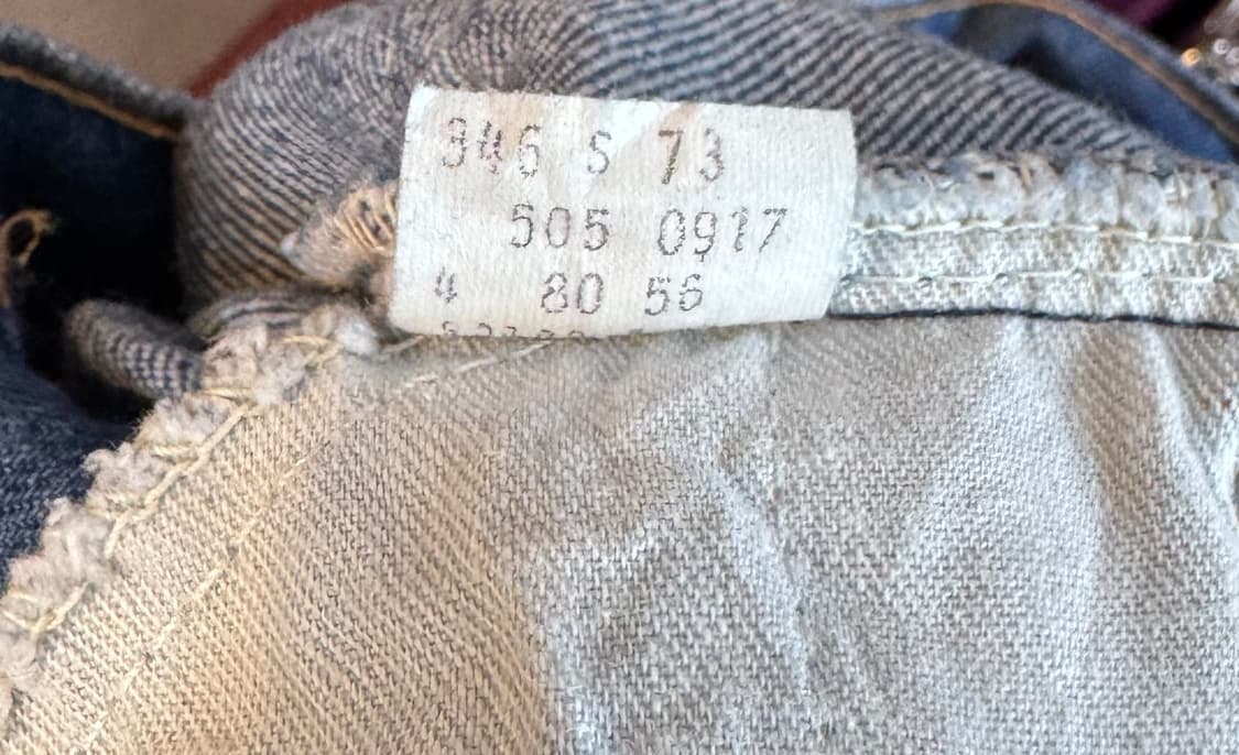 빈티지 리바이스 오렌지탭 505 33(31~) 670 상품이미지4