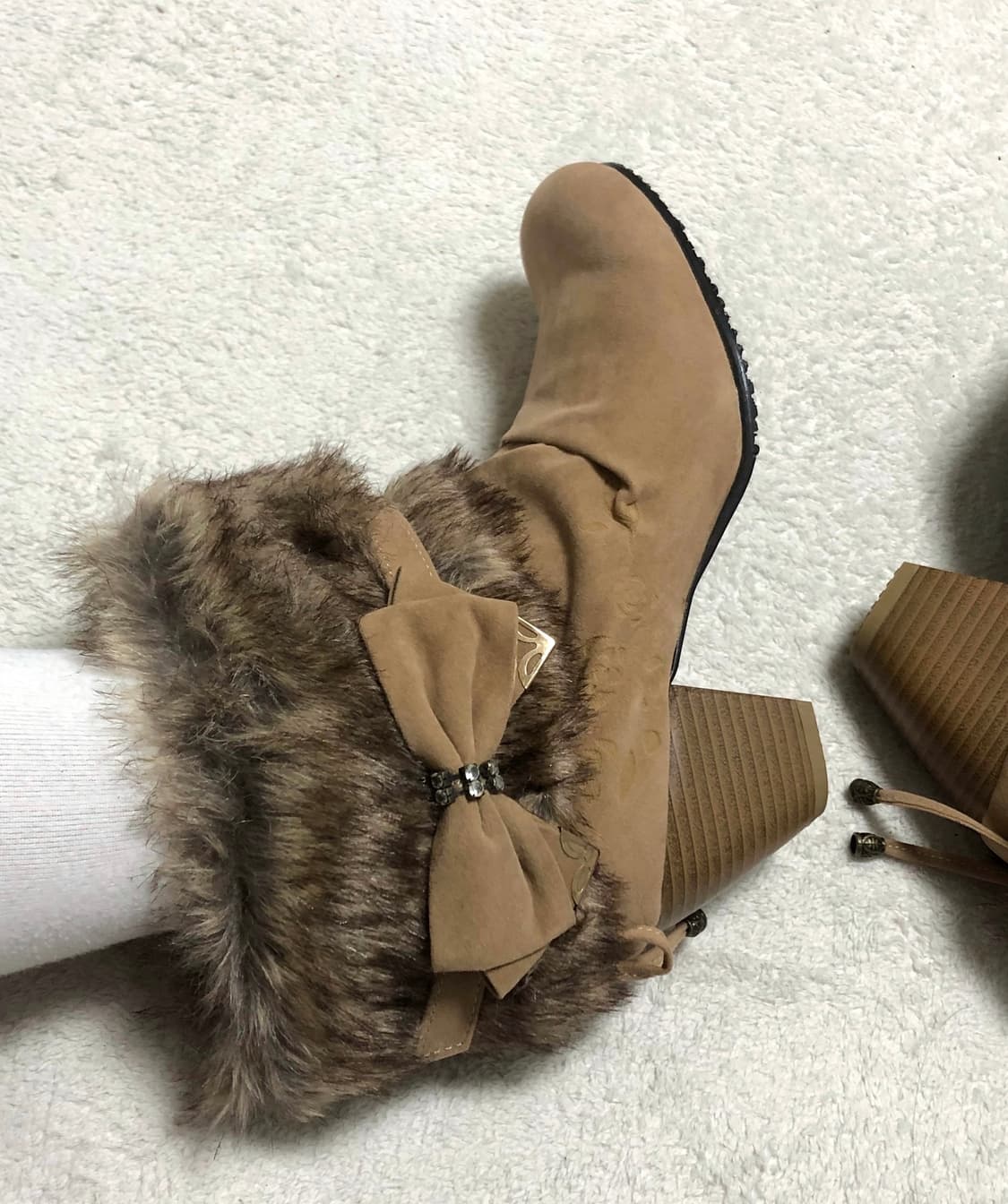 네고O 엑시즈팜 라떼갸루 부츠 구두 히메갸루 히메카지 리즈리사 워커 로걀 상품이미지4